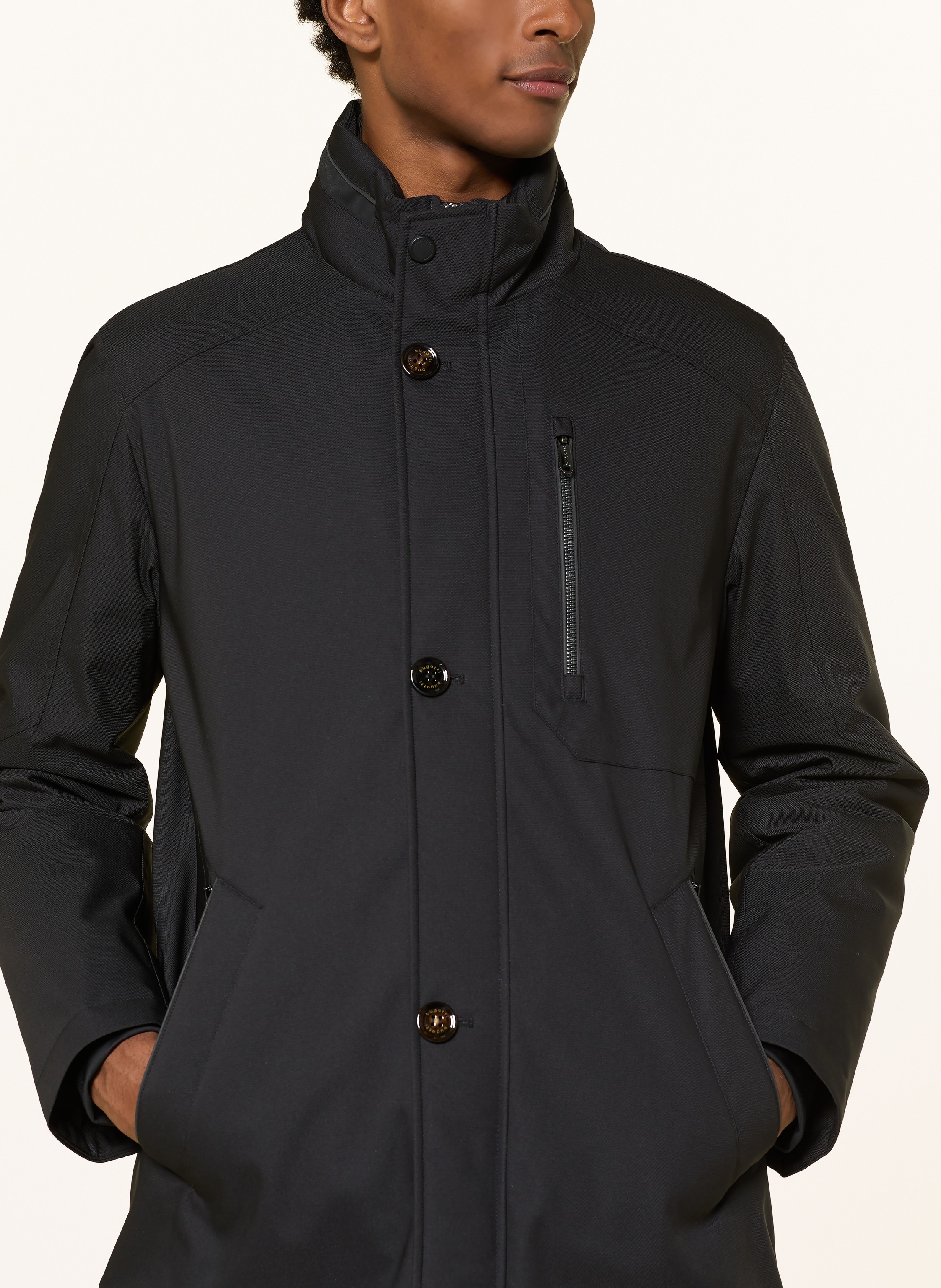 Thumbnail - Bugatti Jacke Mit Herausnehmbarer Blende schwarz