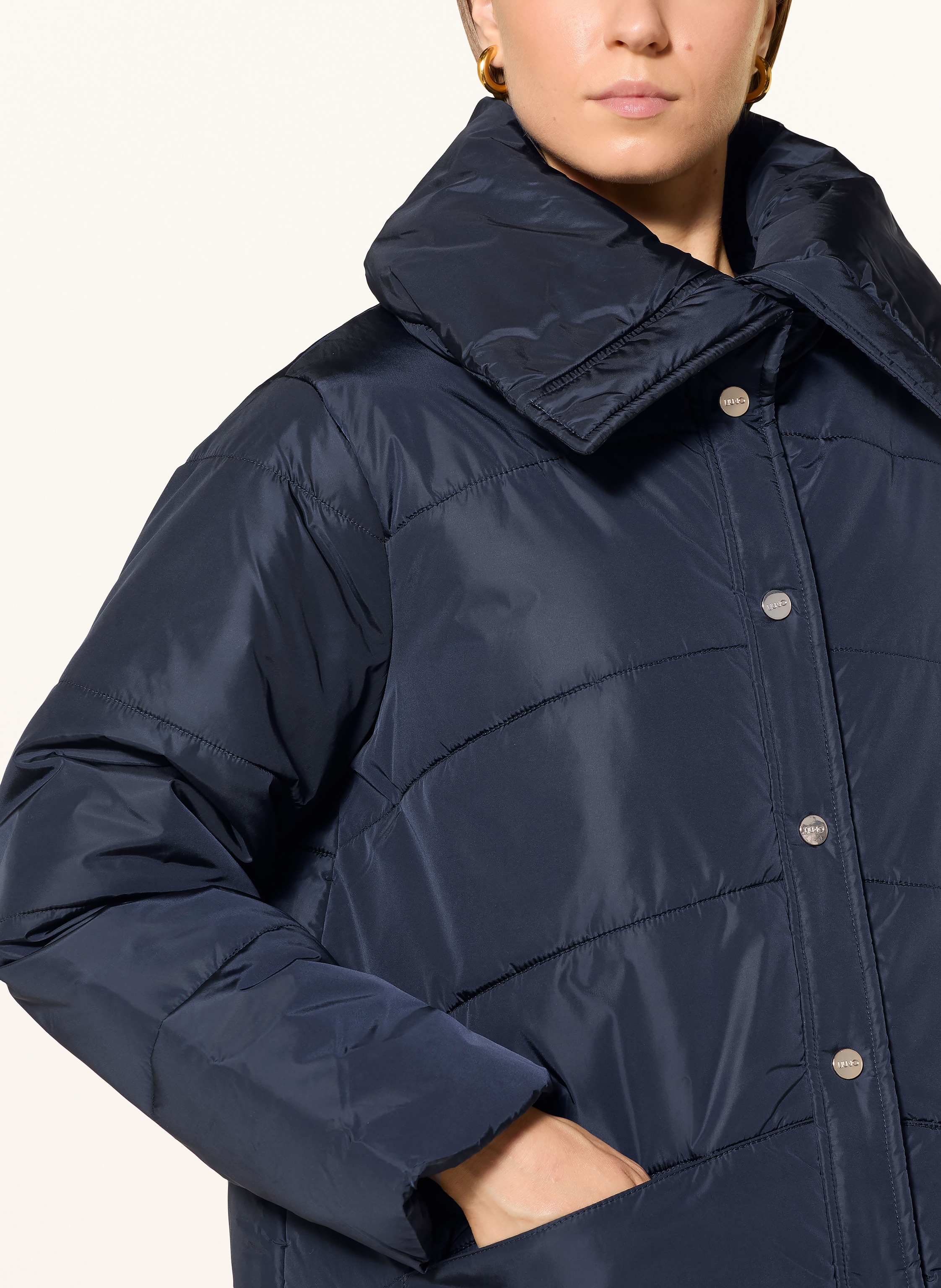 Thumbnail - Liu Jo Steppmantel blau