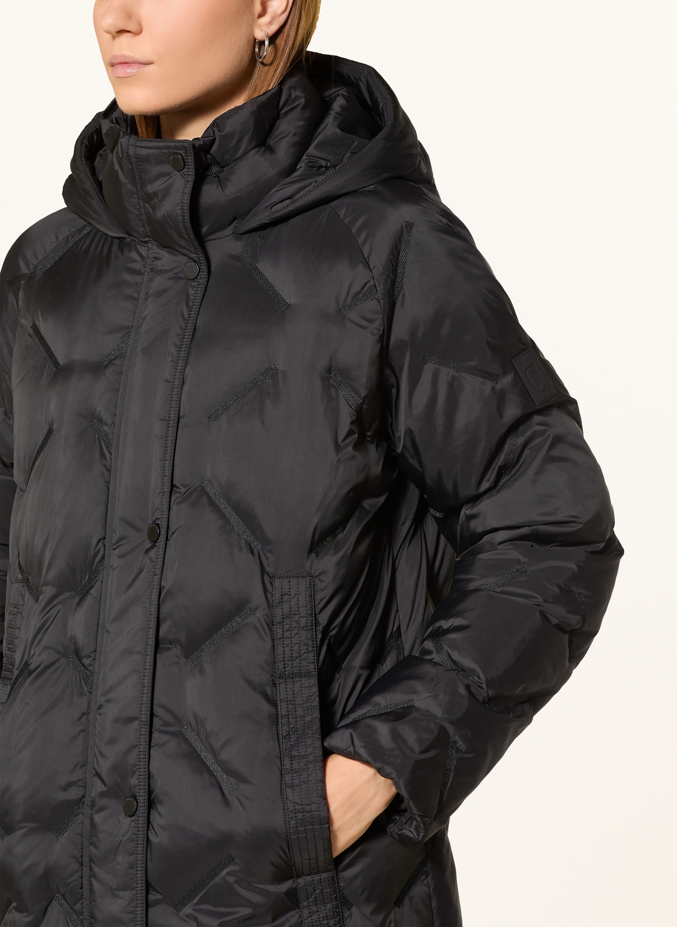 Thumbnail - Comma Casual Identity Steppmantel schwarz