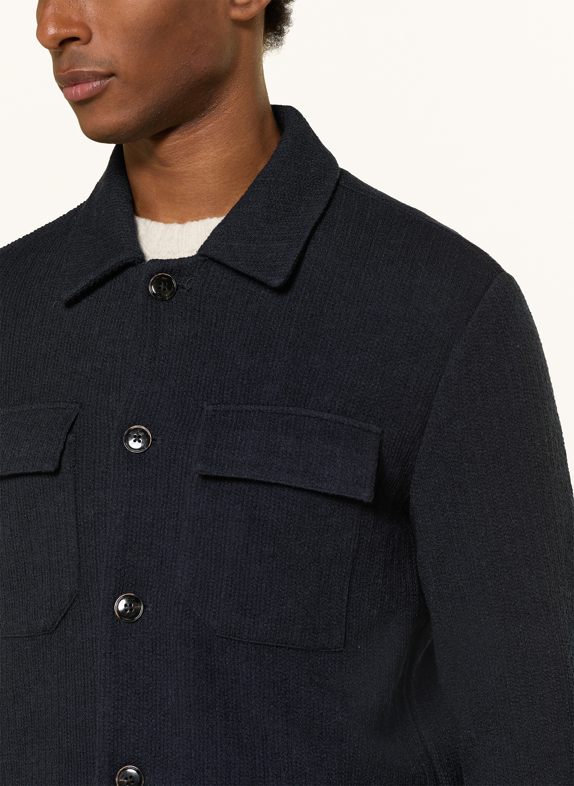 Thumbnail - Mos Mosh Gallery Overshirt Mmgaustin blau