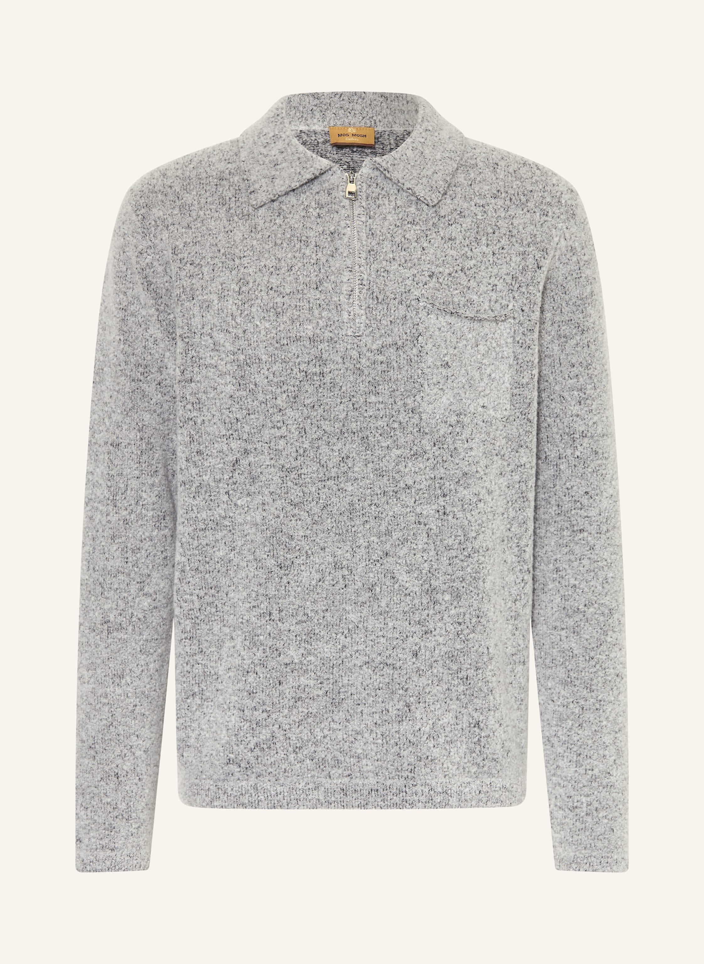 MOS MOSH Gallery Strick-Poloshirt MMGRYAN