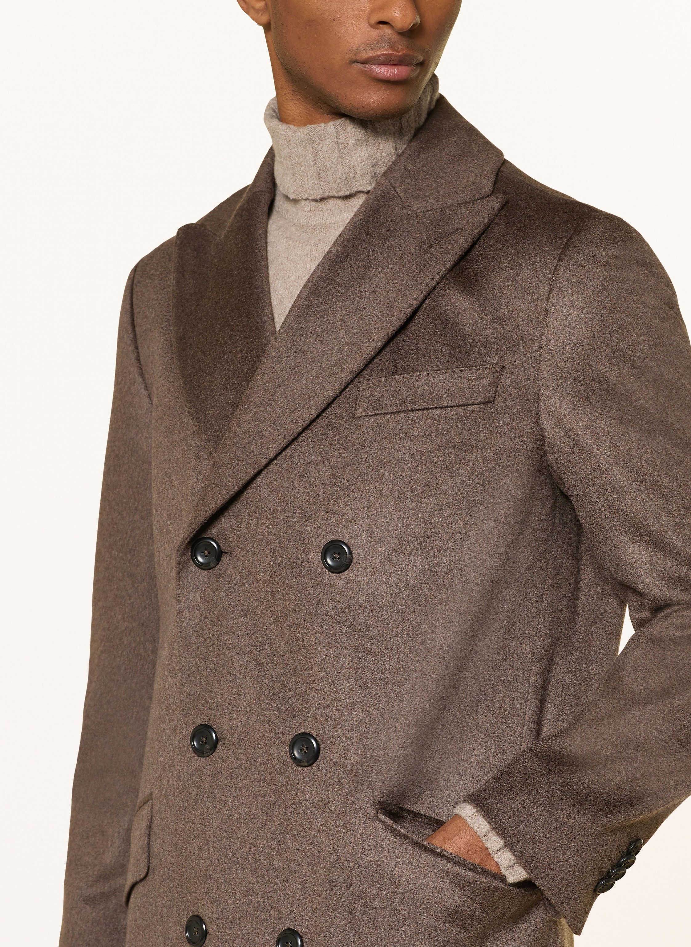 Thumbnail - Dressler Cashmere-Mantel Ramon braun