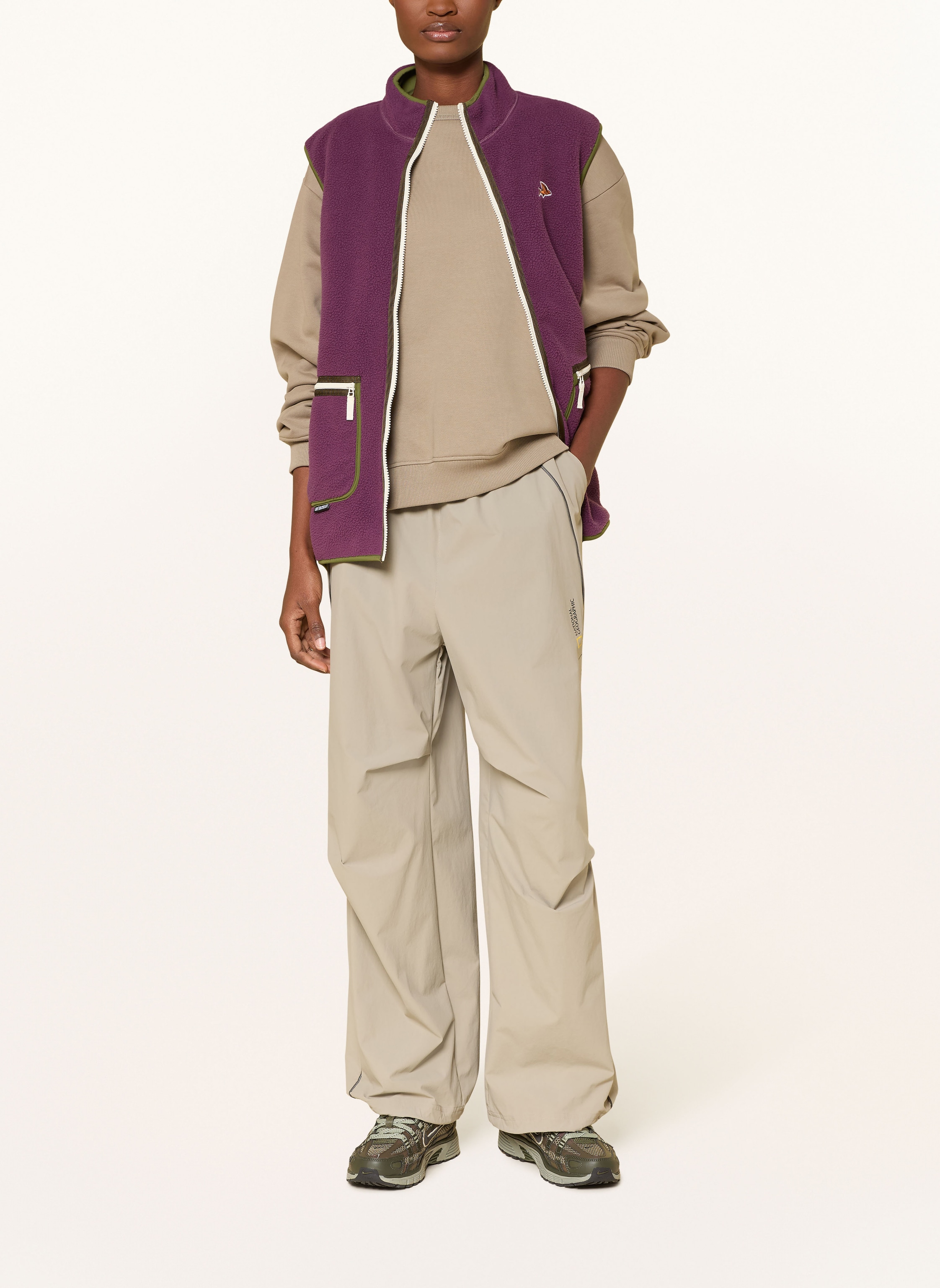 Thumbnail - Café Du Cycliste Fleeceweste Cyrielle lila