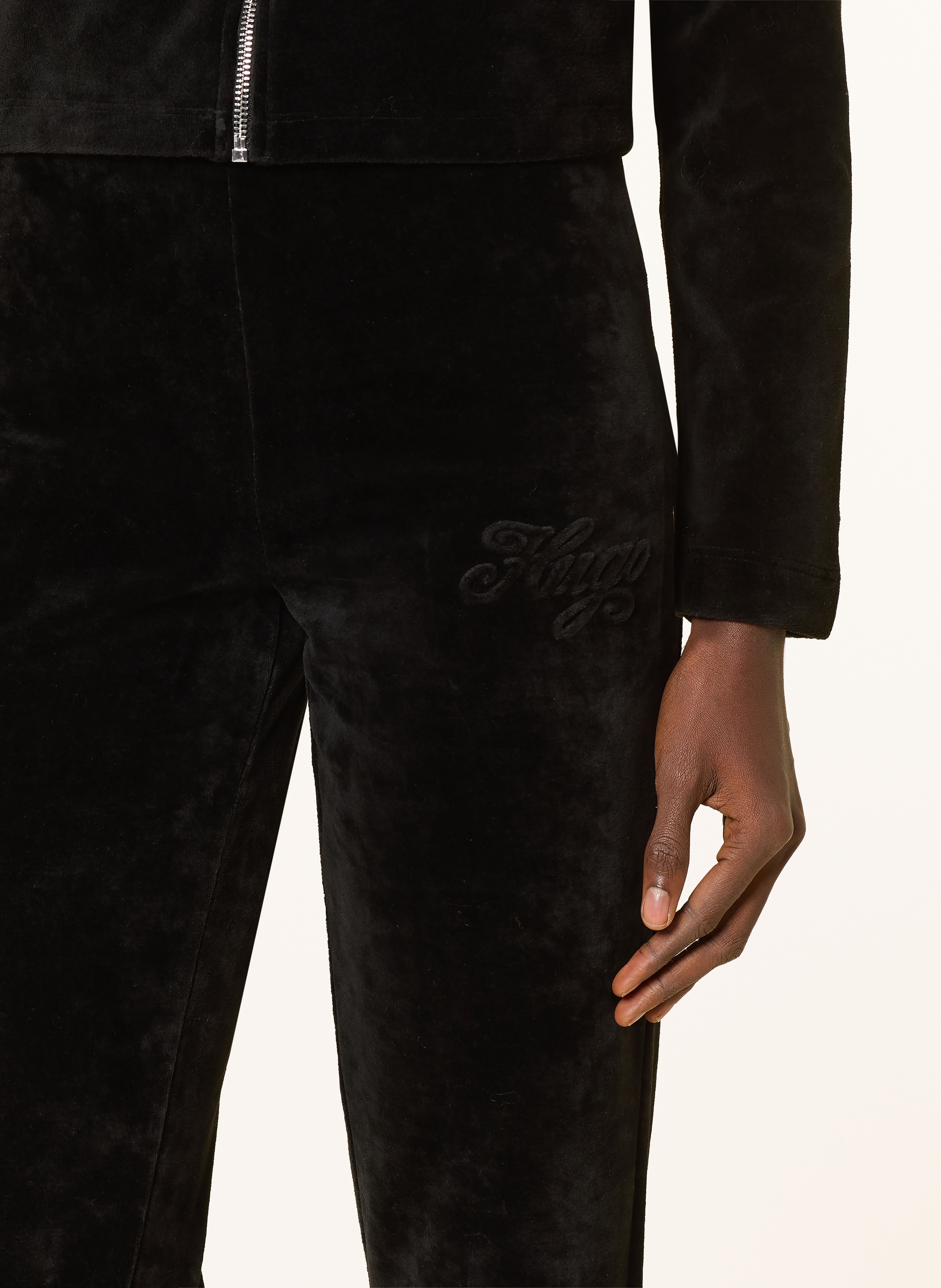 Thumbnail - Hugo Bootcut-Hose Nessa Aus Nicki schwarz