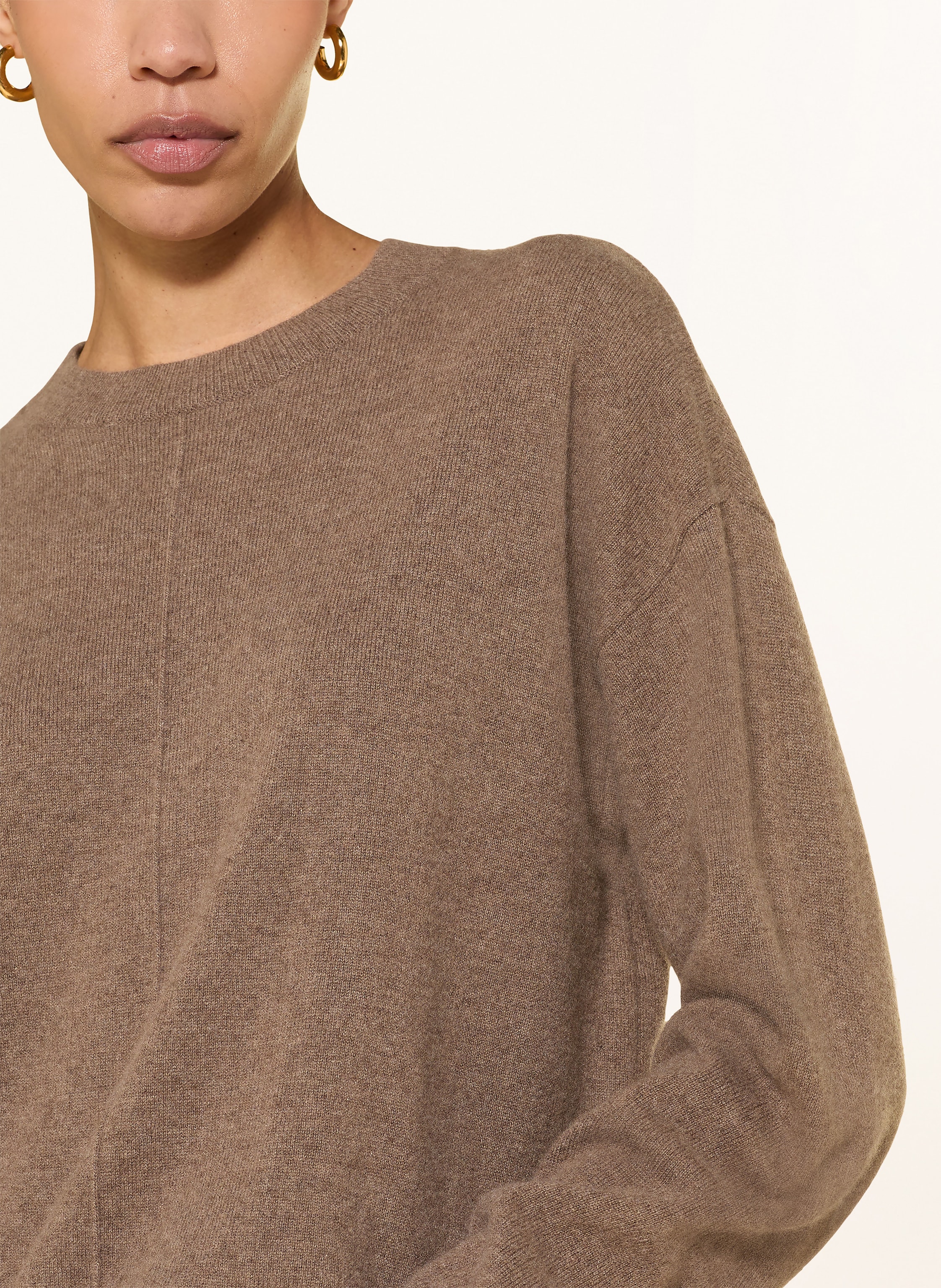 Thumbnail - Boss Cashmere-Pullover Fascona beige