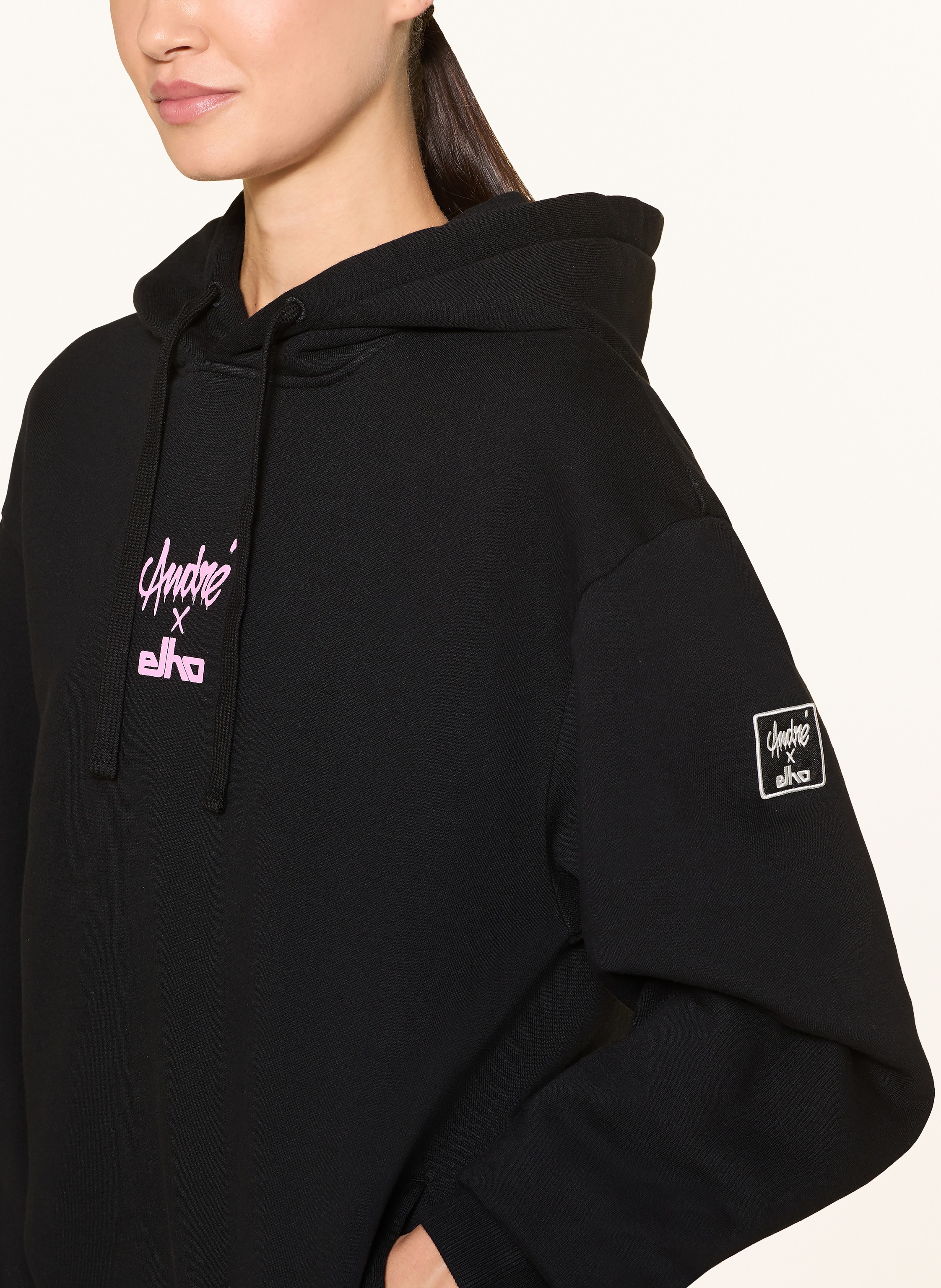 Thumbnail - Elho Hoodie Mars schwarz