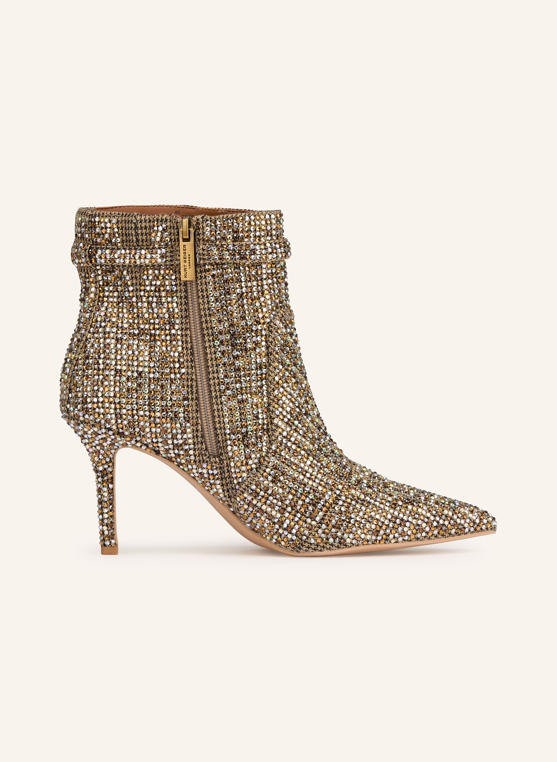 Thumbnail - Kurt Geiger Stiefeletten Kensington Mit Schmucksteinen gold