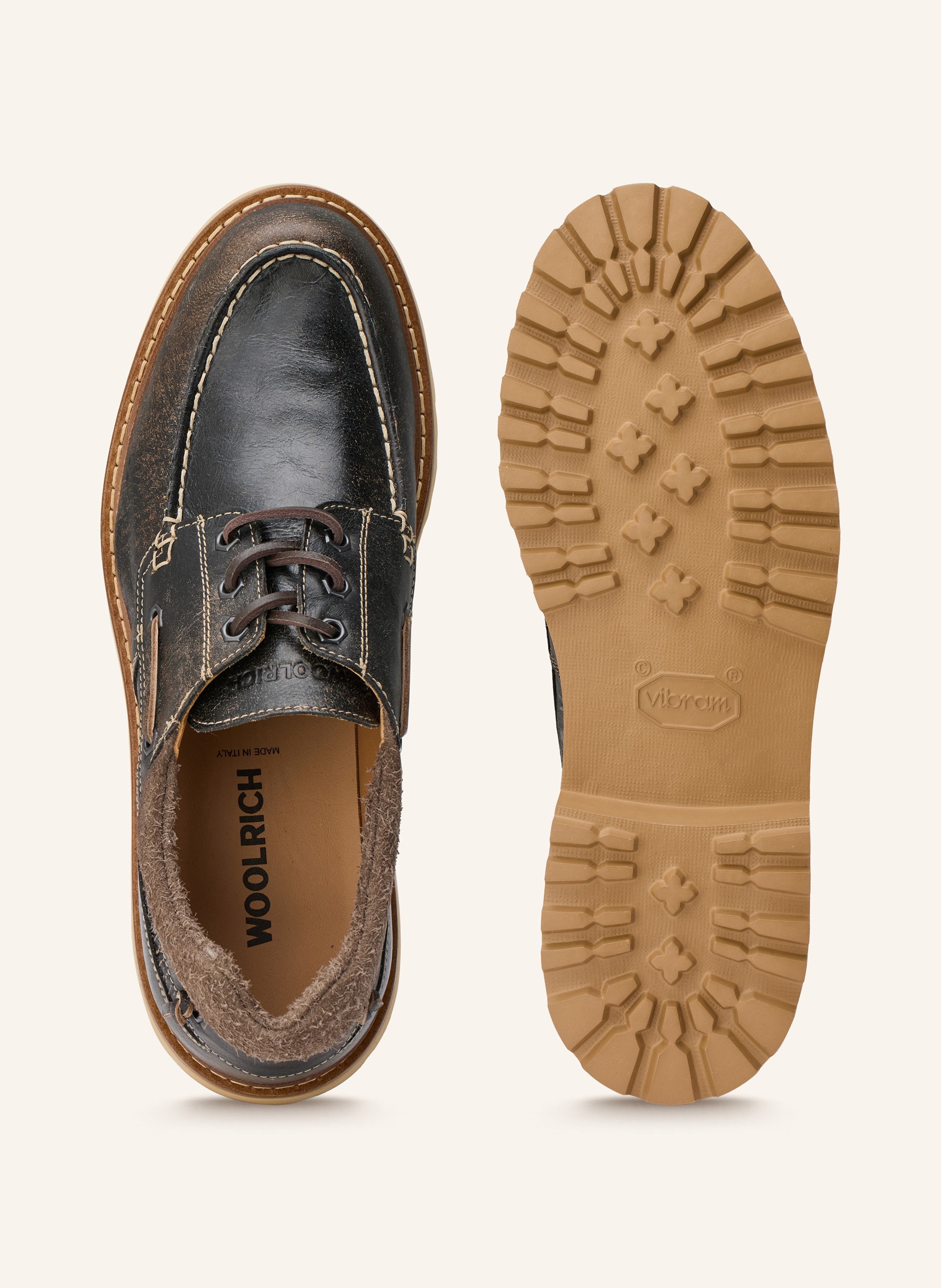 Thumbnail - Woolrich Bootsschuhe Rock schwarz