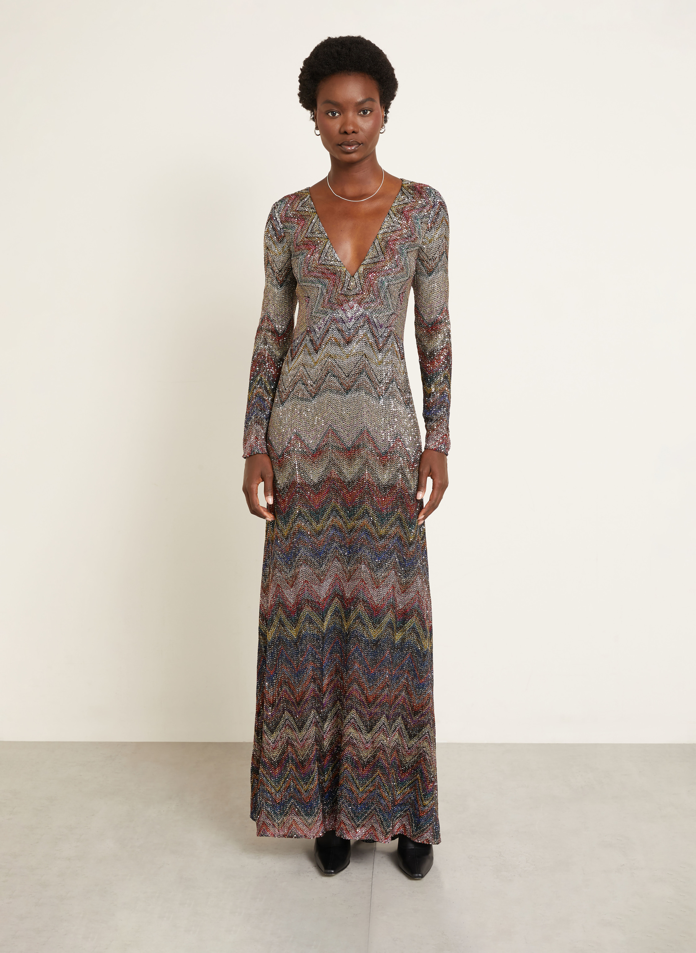 Thumbnail - Missoni Abendkleid beige