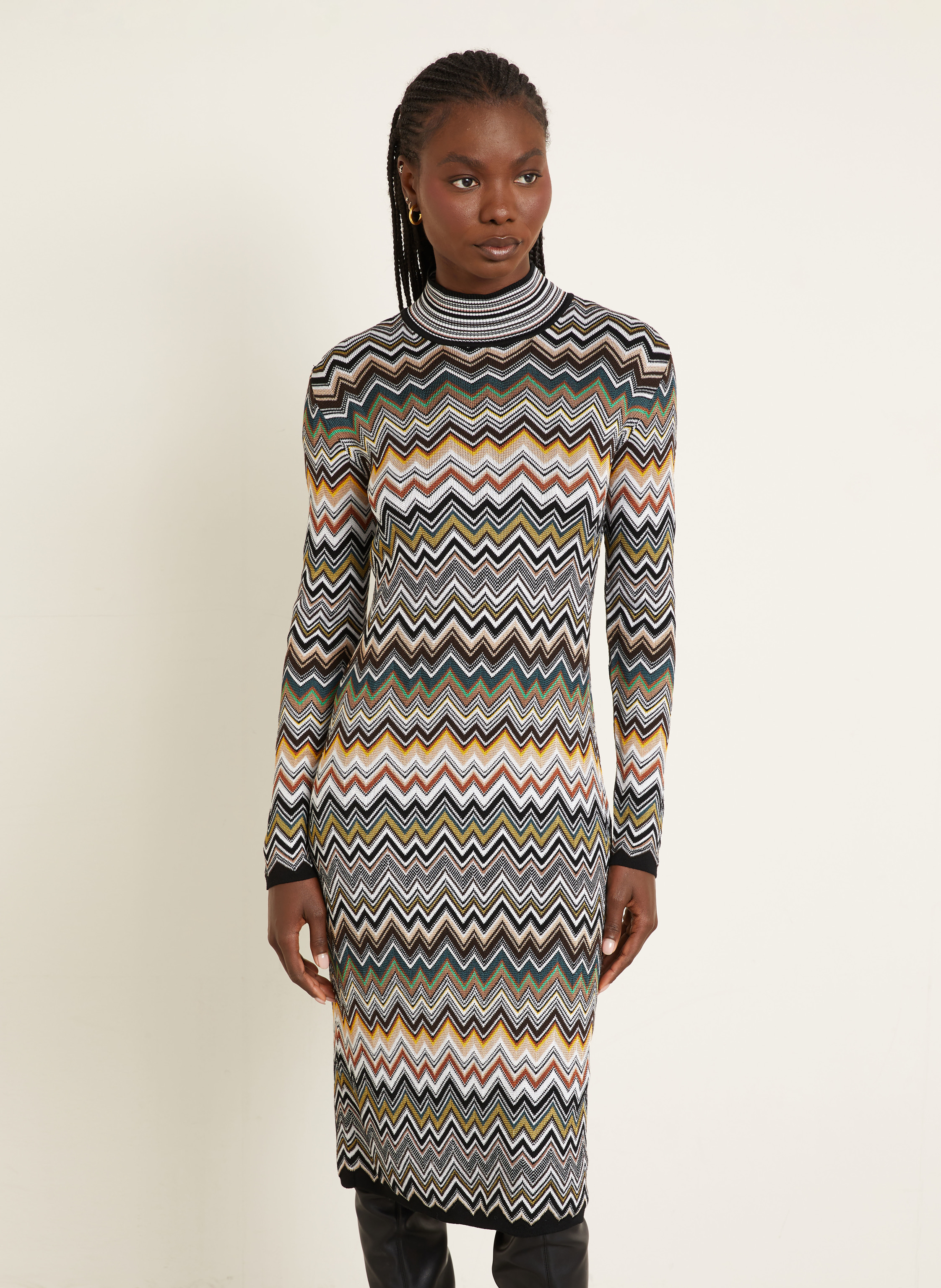 Thumbnail - Missoni Strickkleid schwarz
