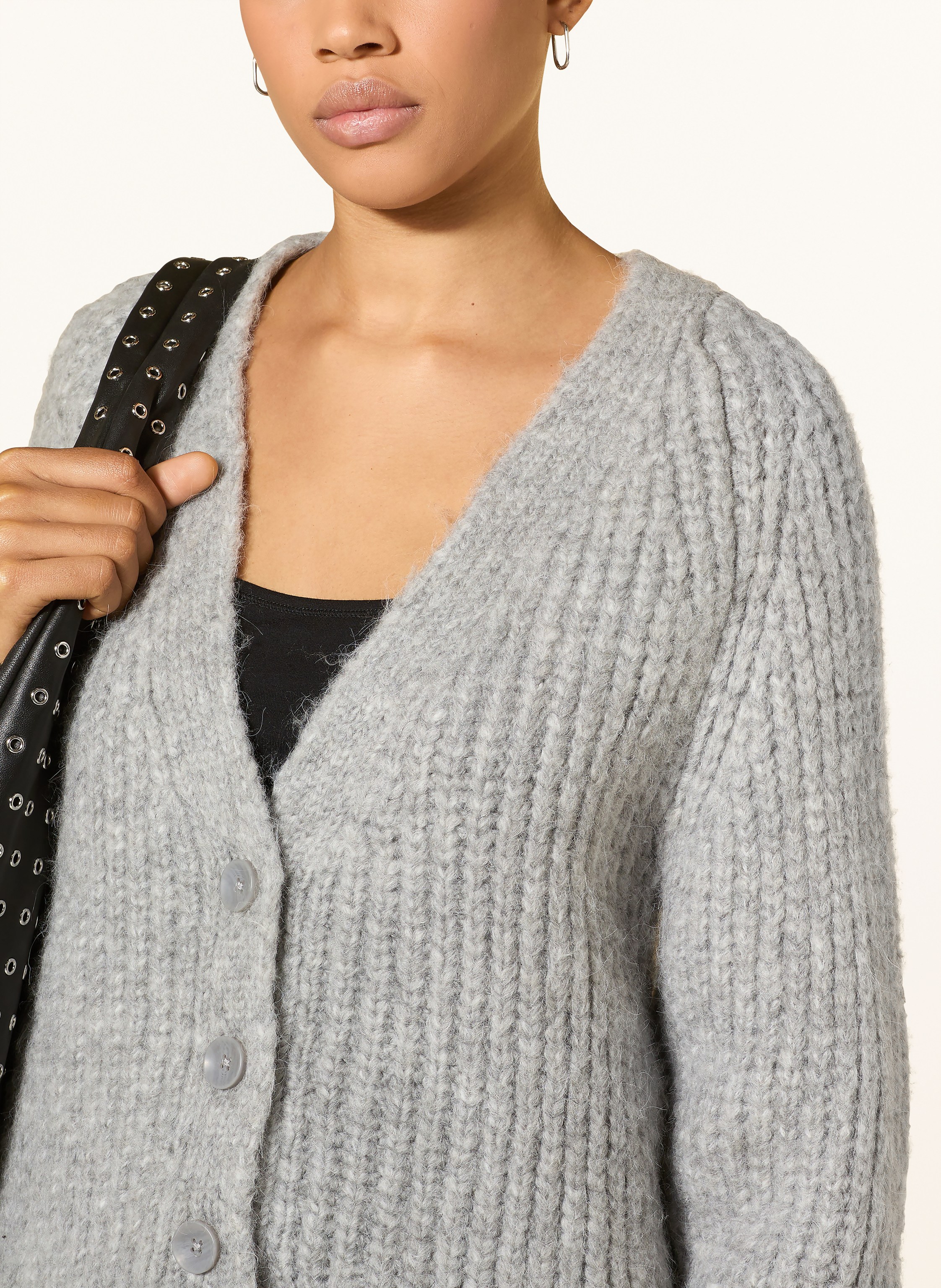 Thumbnail - Mavi Strickjacke grau