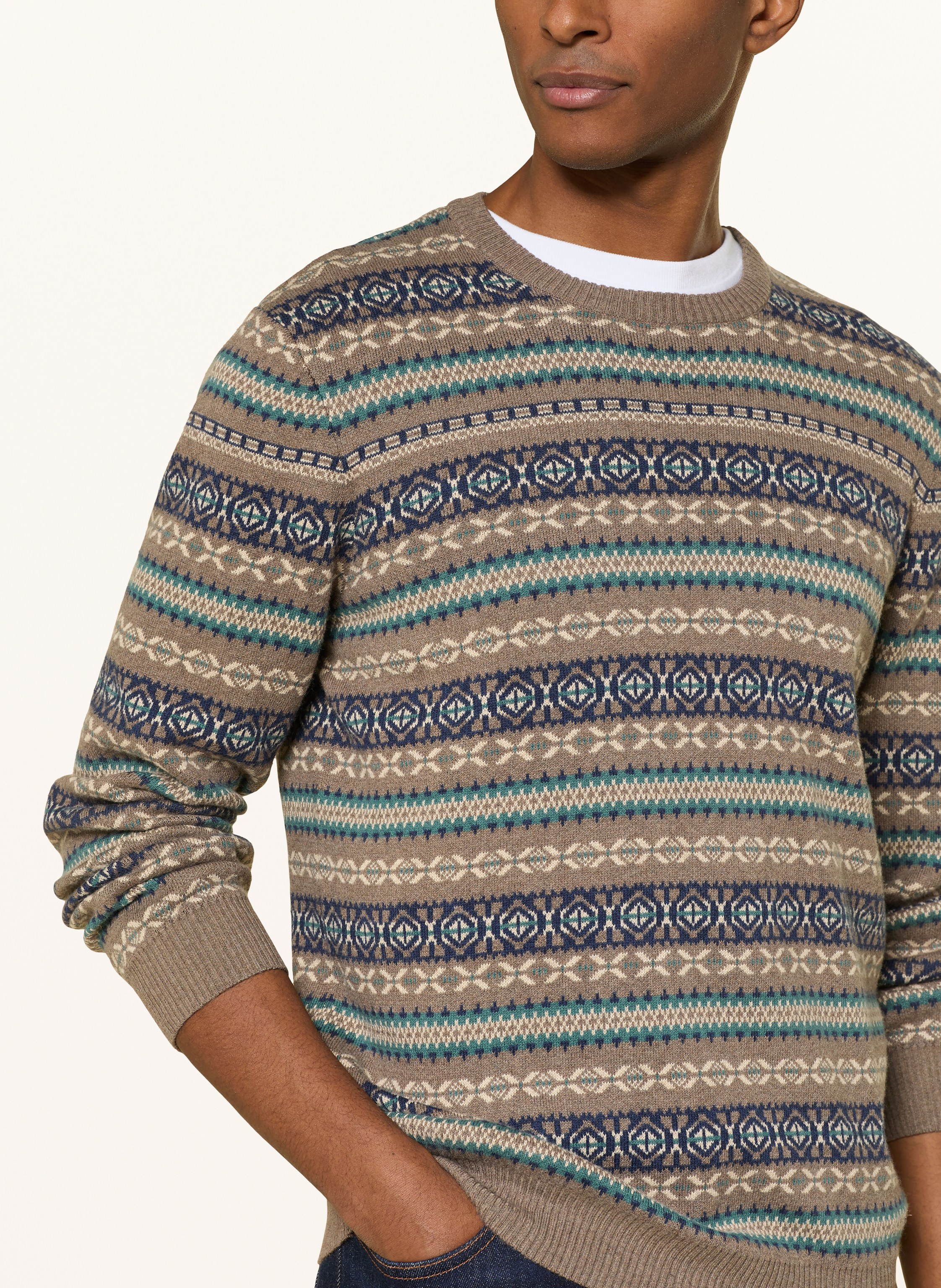 Thumbnail - Ragman Pullover braun