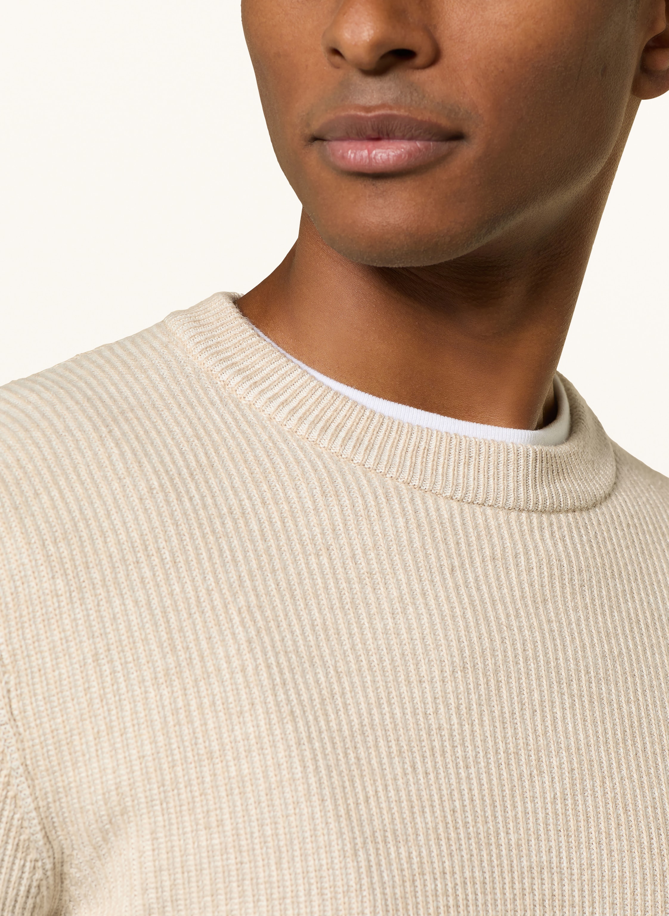 Thumbnail - Ragman Pullover beige