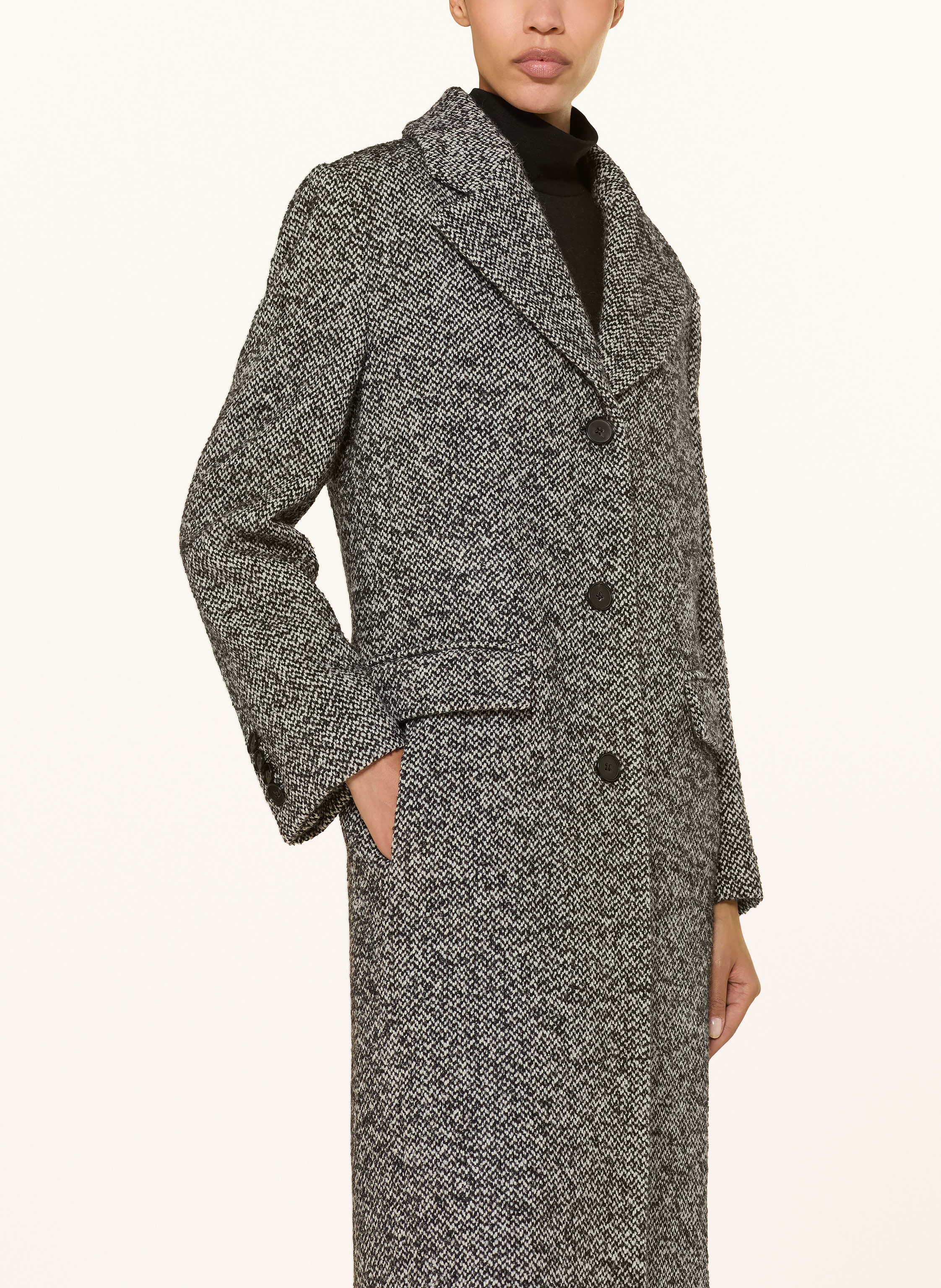 Thumbnail - Drykorn Mantel Aisby schwarz