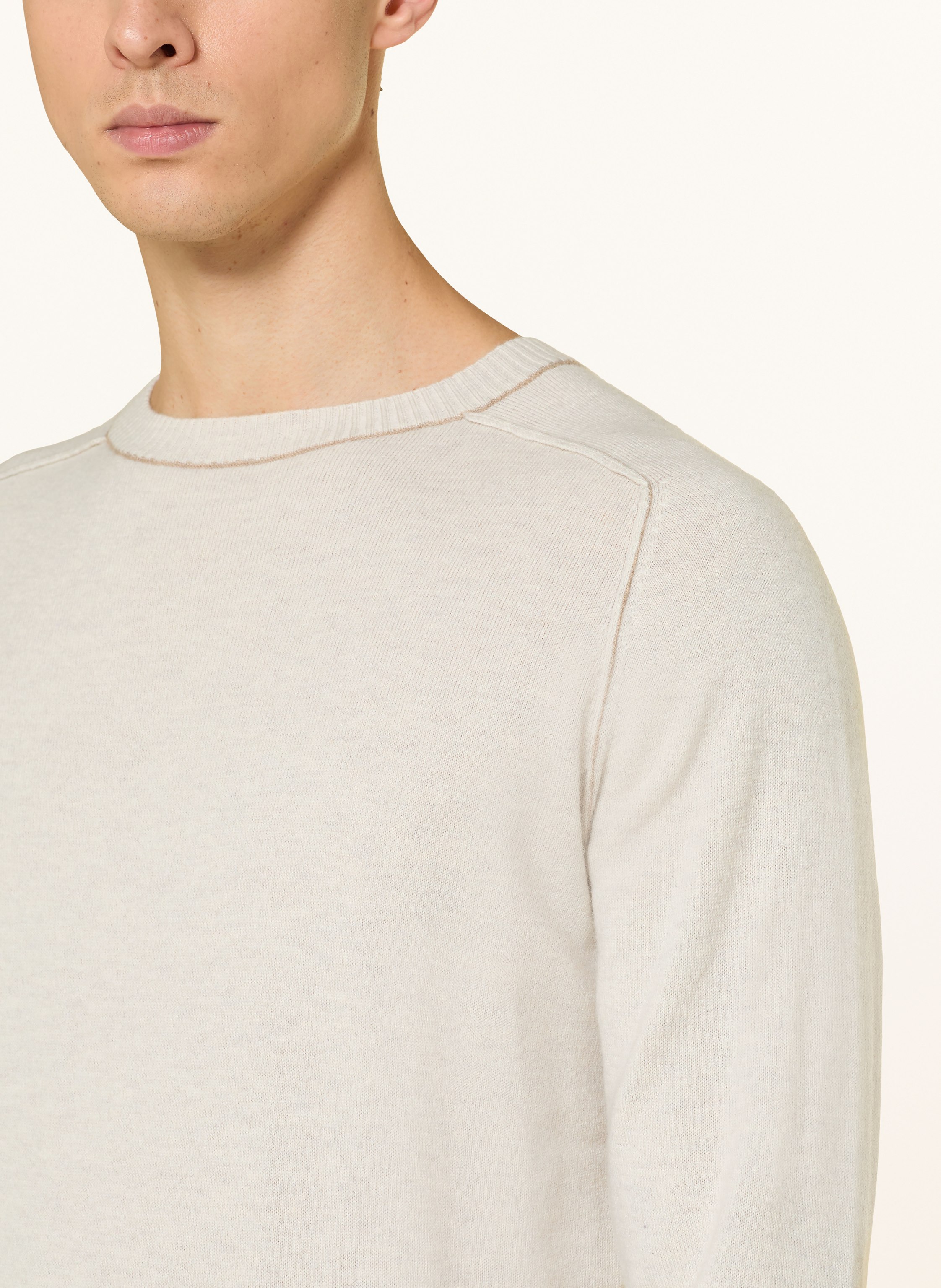 Thumbnail - Colours & Sons Pullover Mit Merinowolle weiss