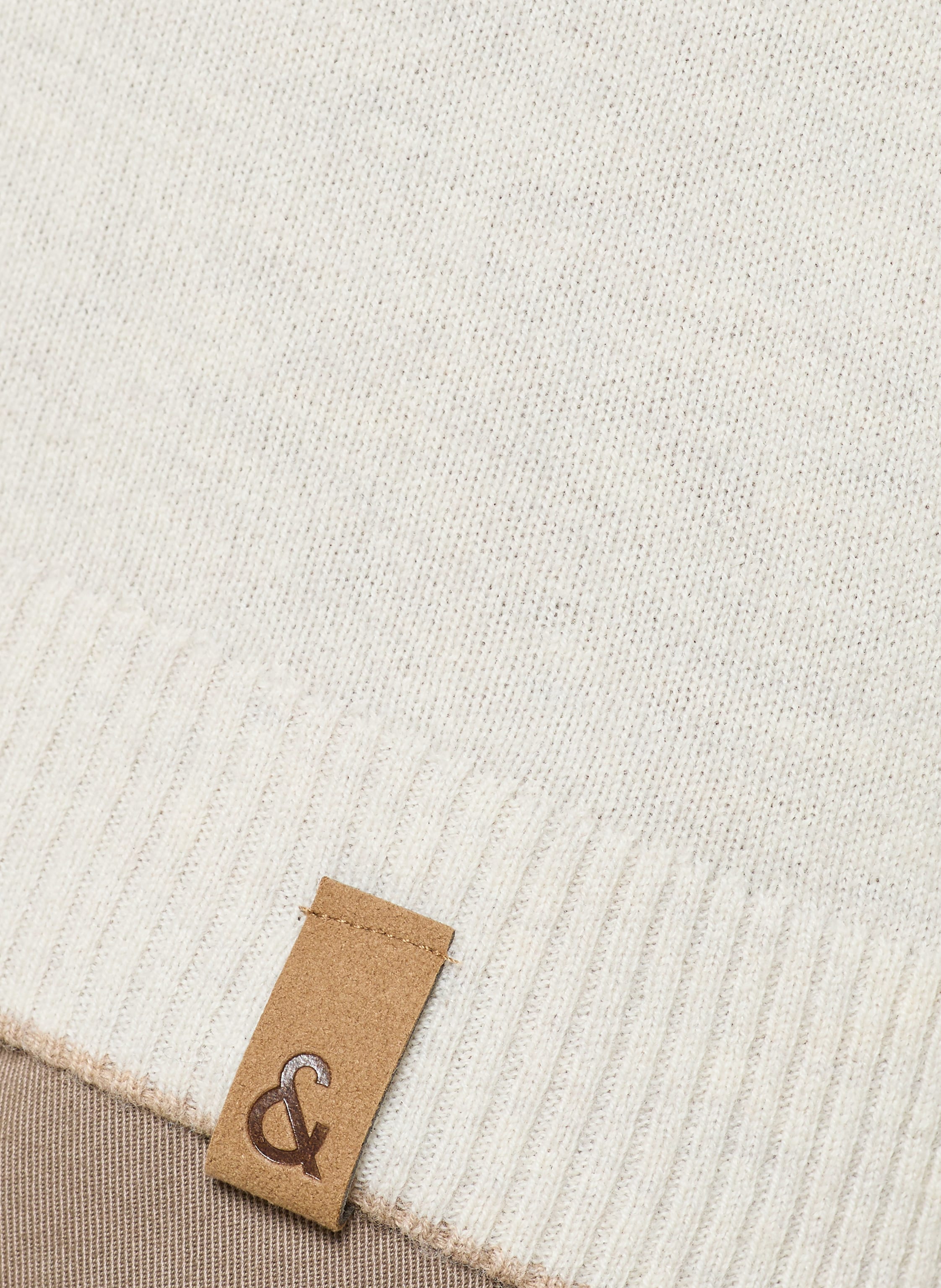 Thumbnail - Colours & Sons Pullover Mit Merinowolle weiss