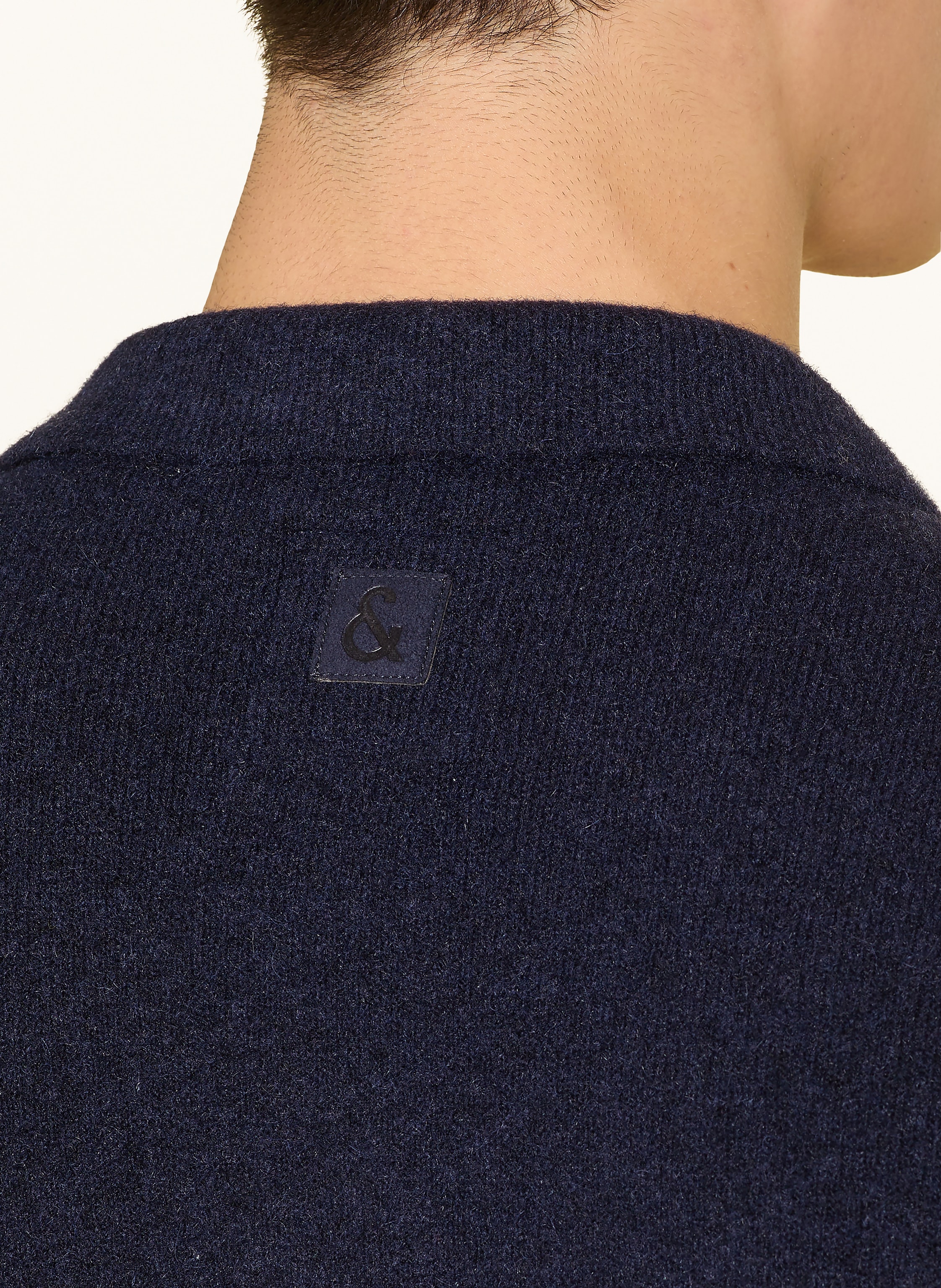 Thumbnail - Colours & Sons Strick-Poloshirt blau