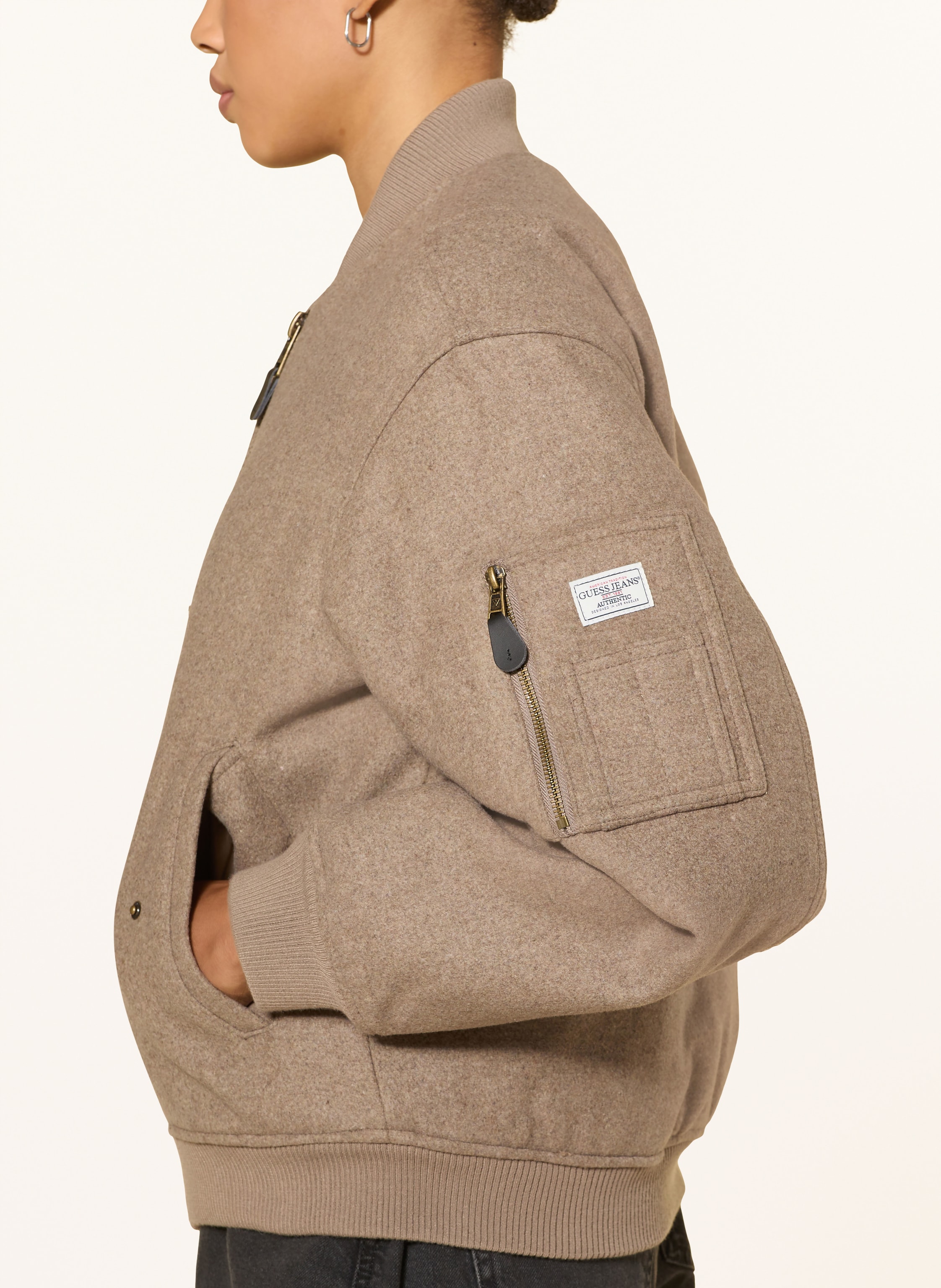 Thumbnail - Guess Jeans Blouson beige