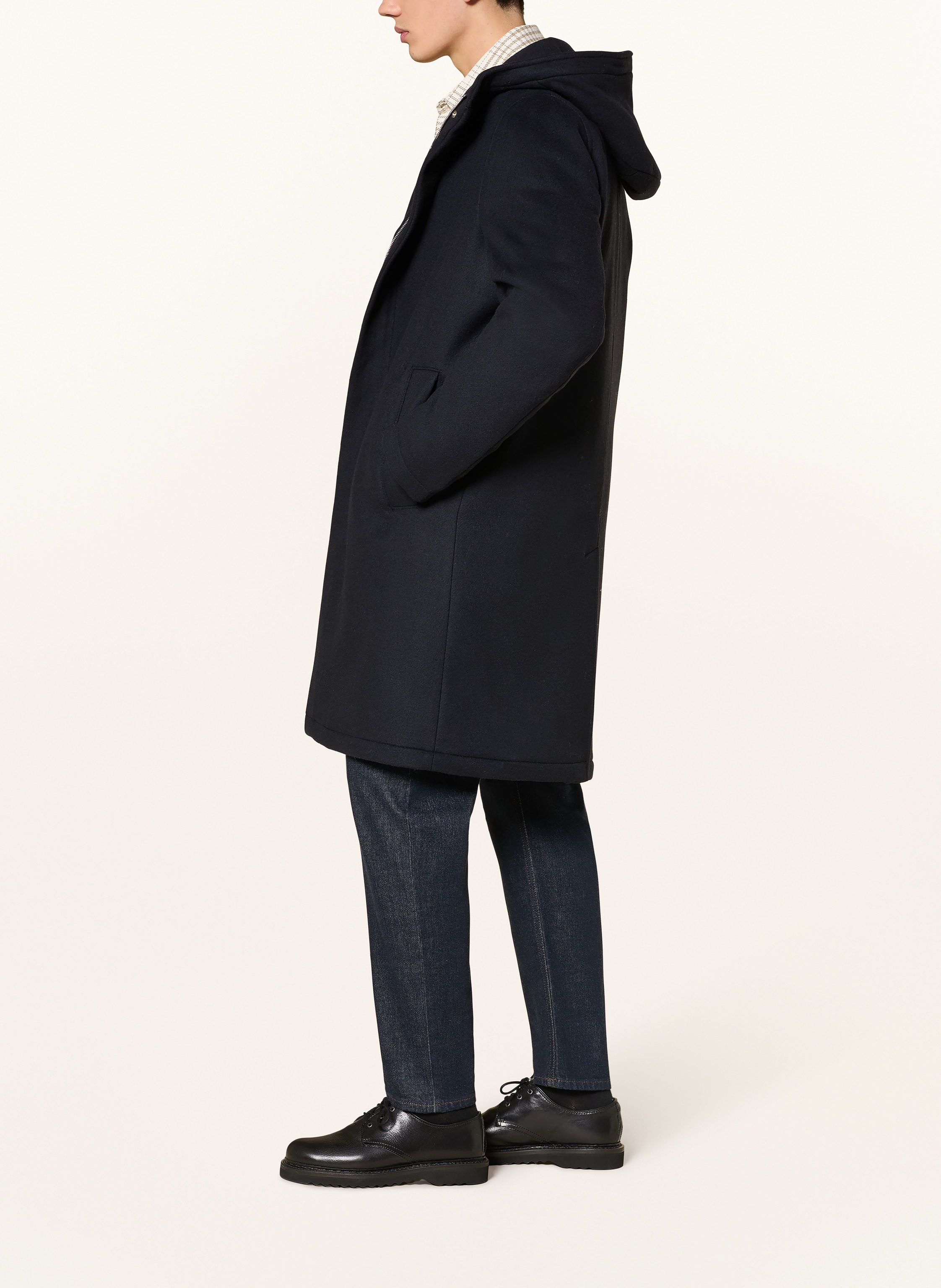 Thumbnail - Drykorn Mantel Naukano blau