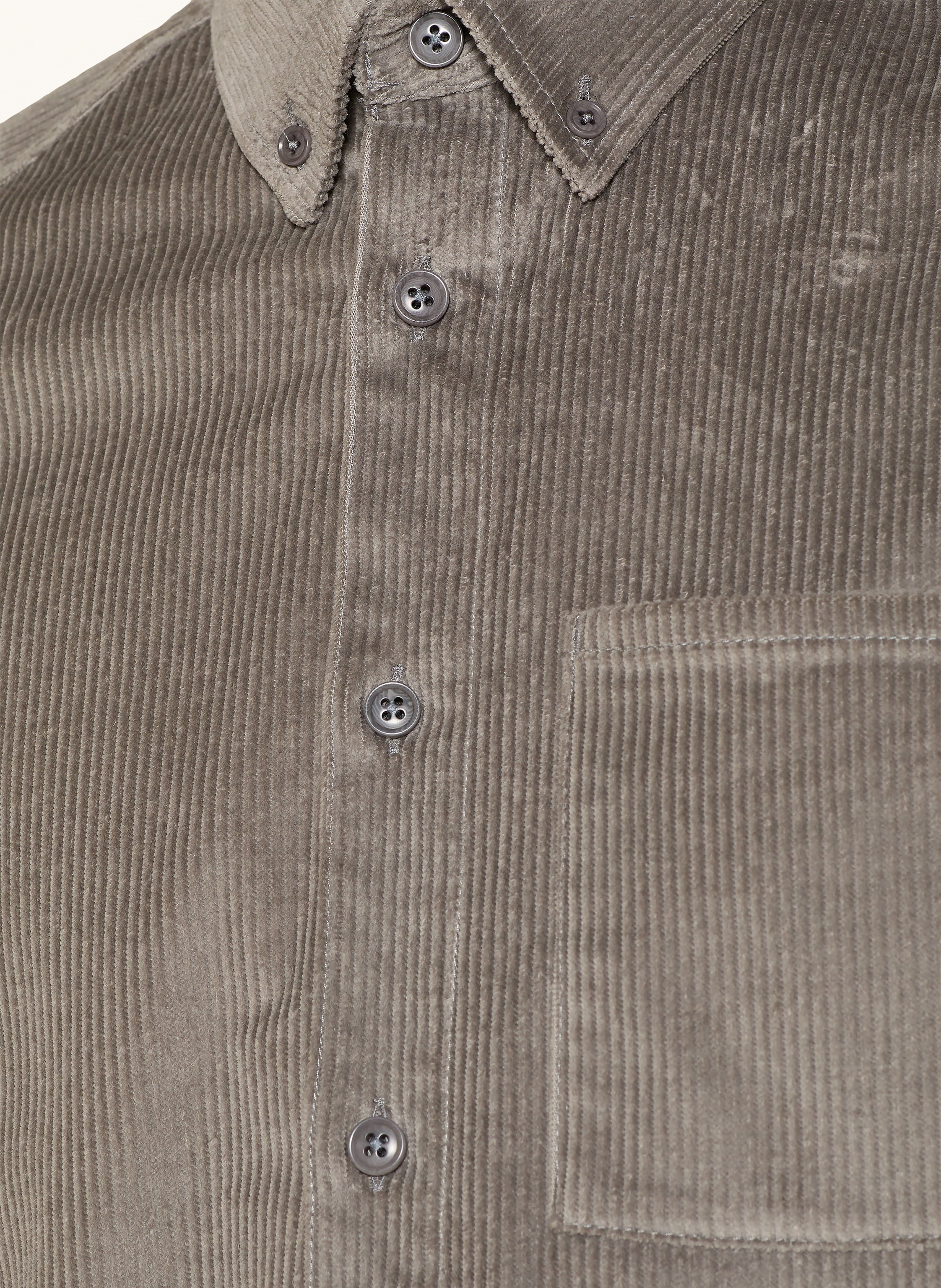 Thumbnail - Drykorn Cordhemd Liet Comfort Fit grau