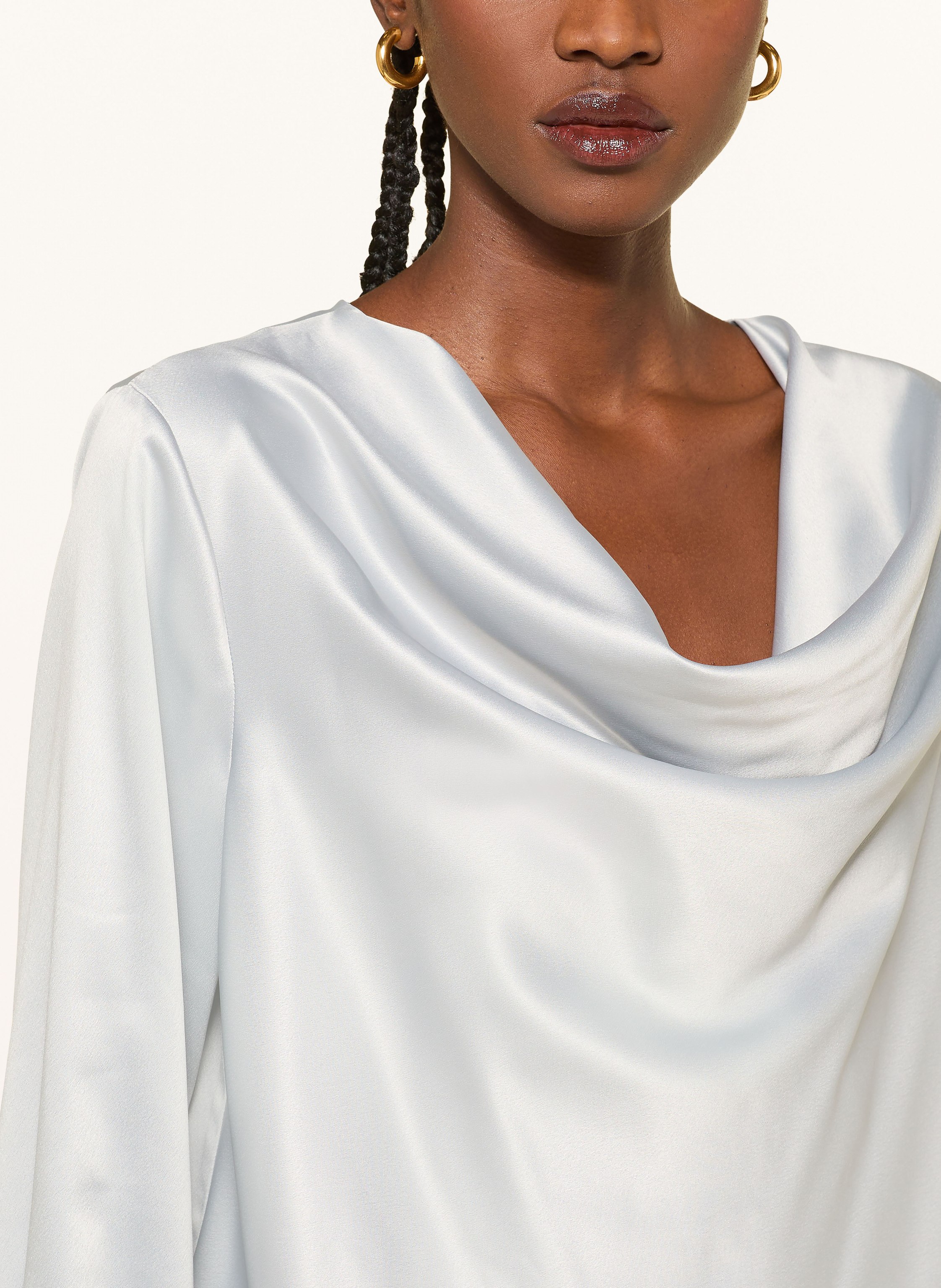 Thumbnail - Pinko Blusenshirt Filipa Aus Satin grau