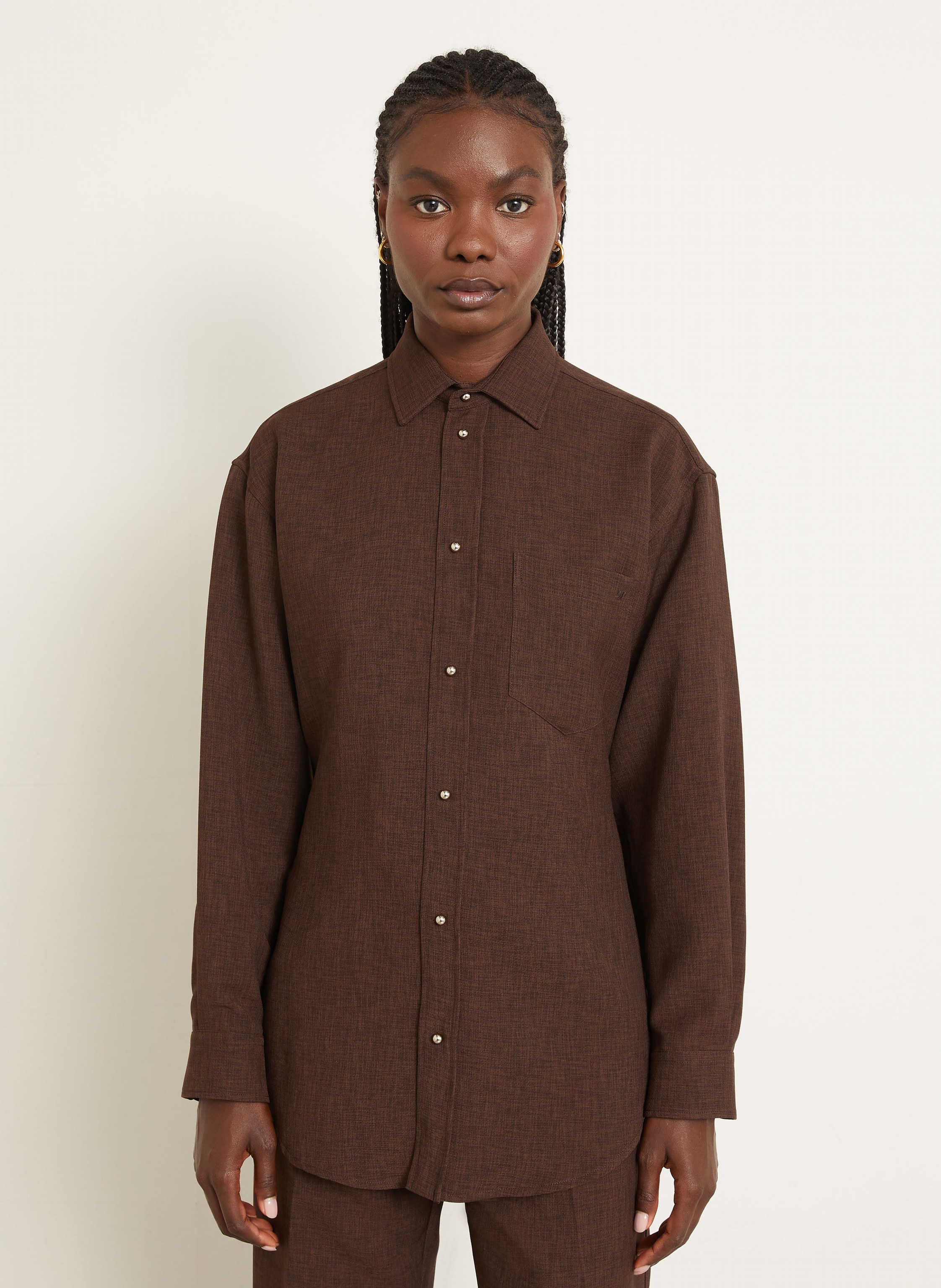 Thumbnail - Darkpark Hemdbluse Anne braun