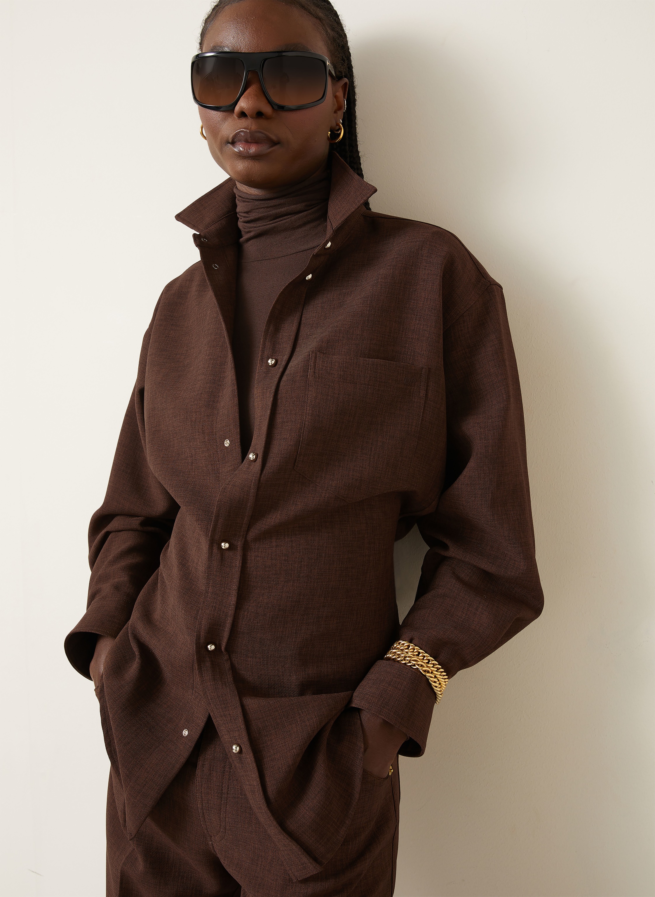 Thumbnail - Darkpark Hemdbluse Anne braun