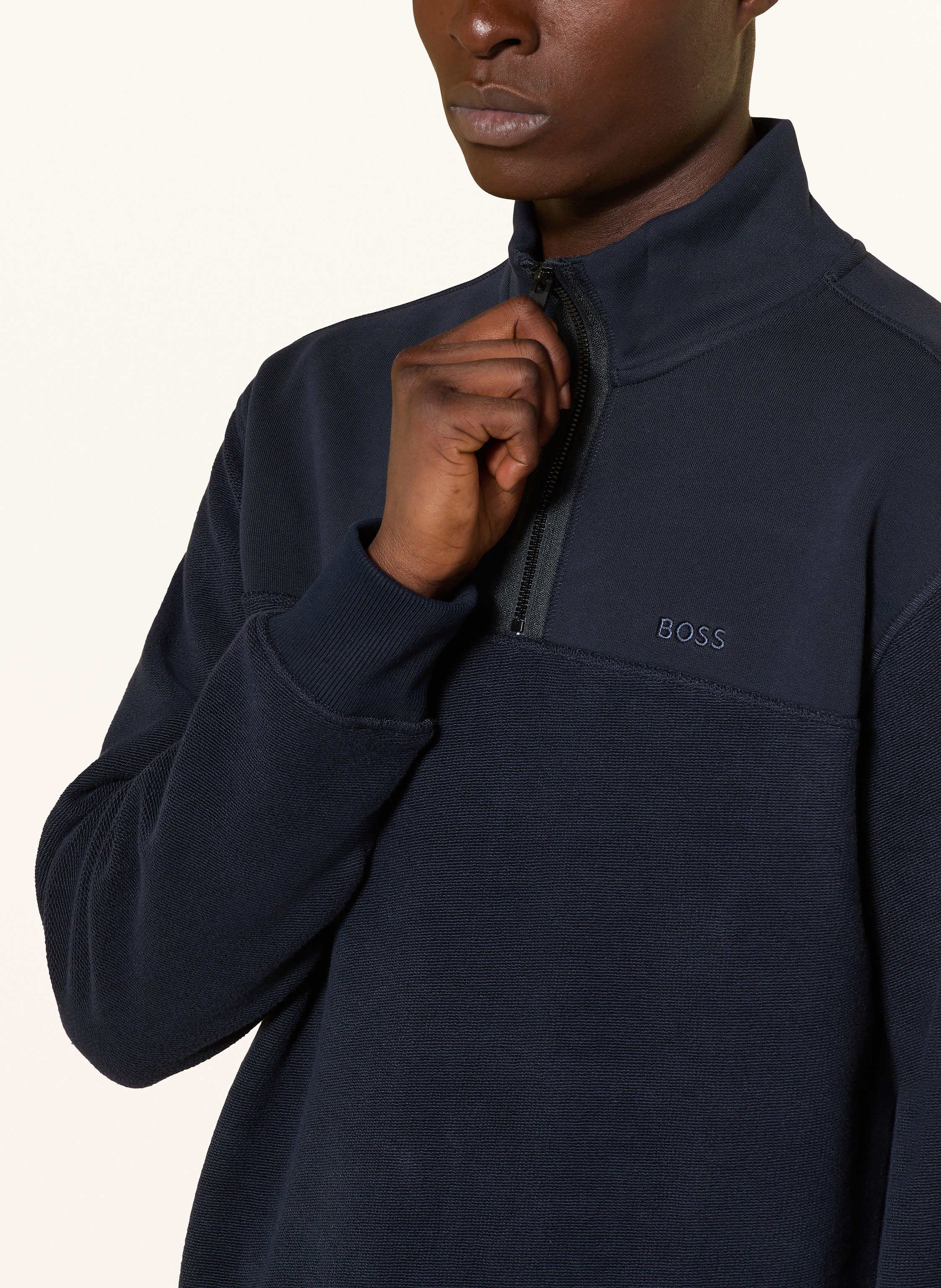 Thumbnail - Boss Sweat-Troyer Winterbrush blau