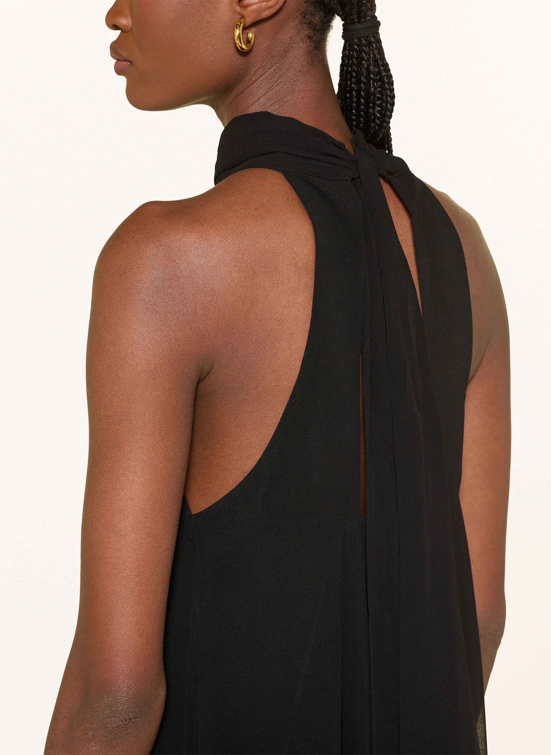 Thumbnail - Apart Kleid Mit Rüschen schwarz