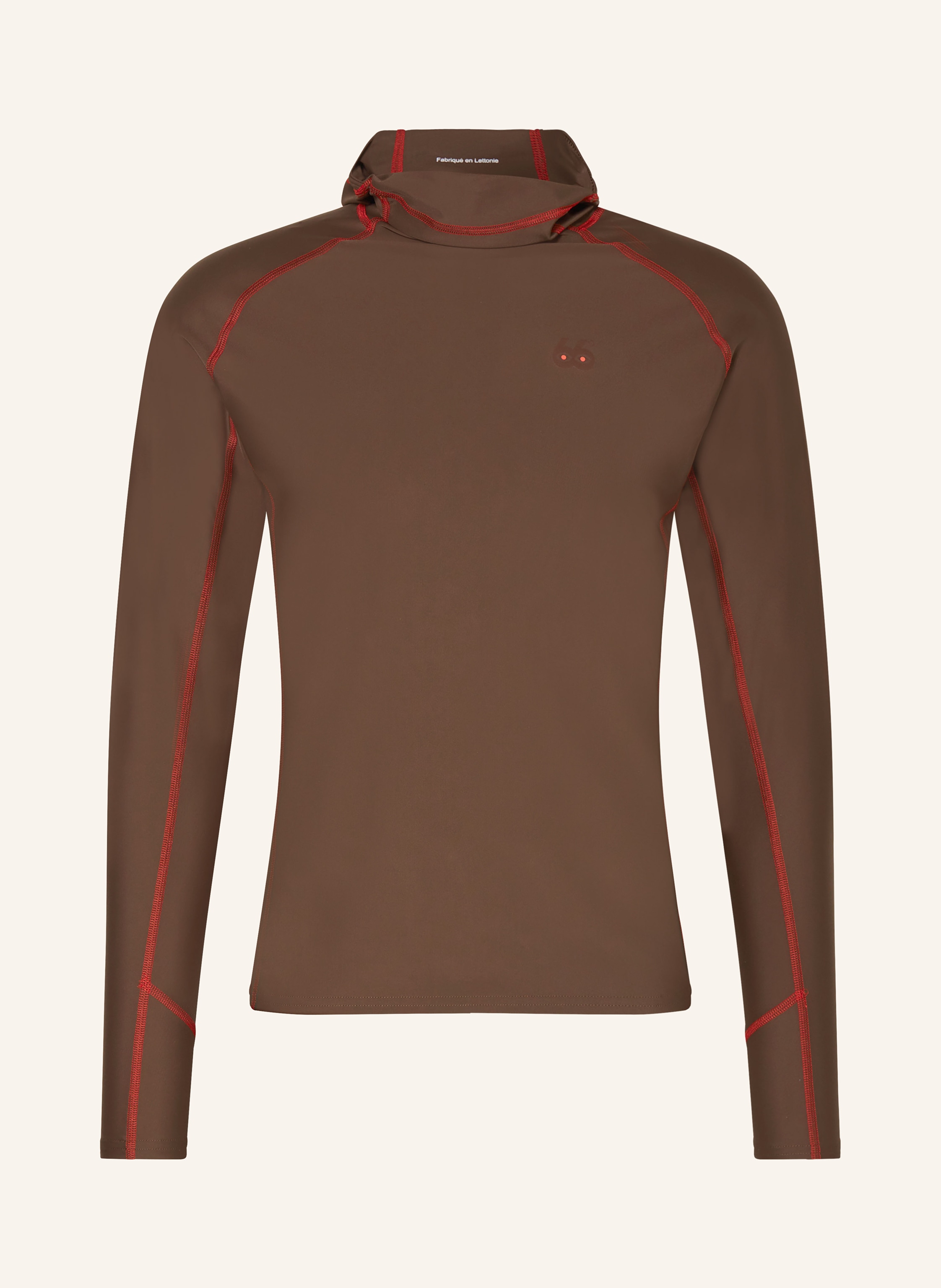 66°North Laufshirt Reykjavik Balaclava braun