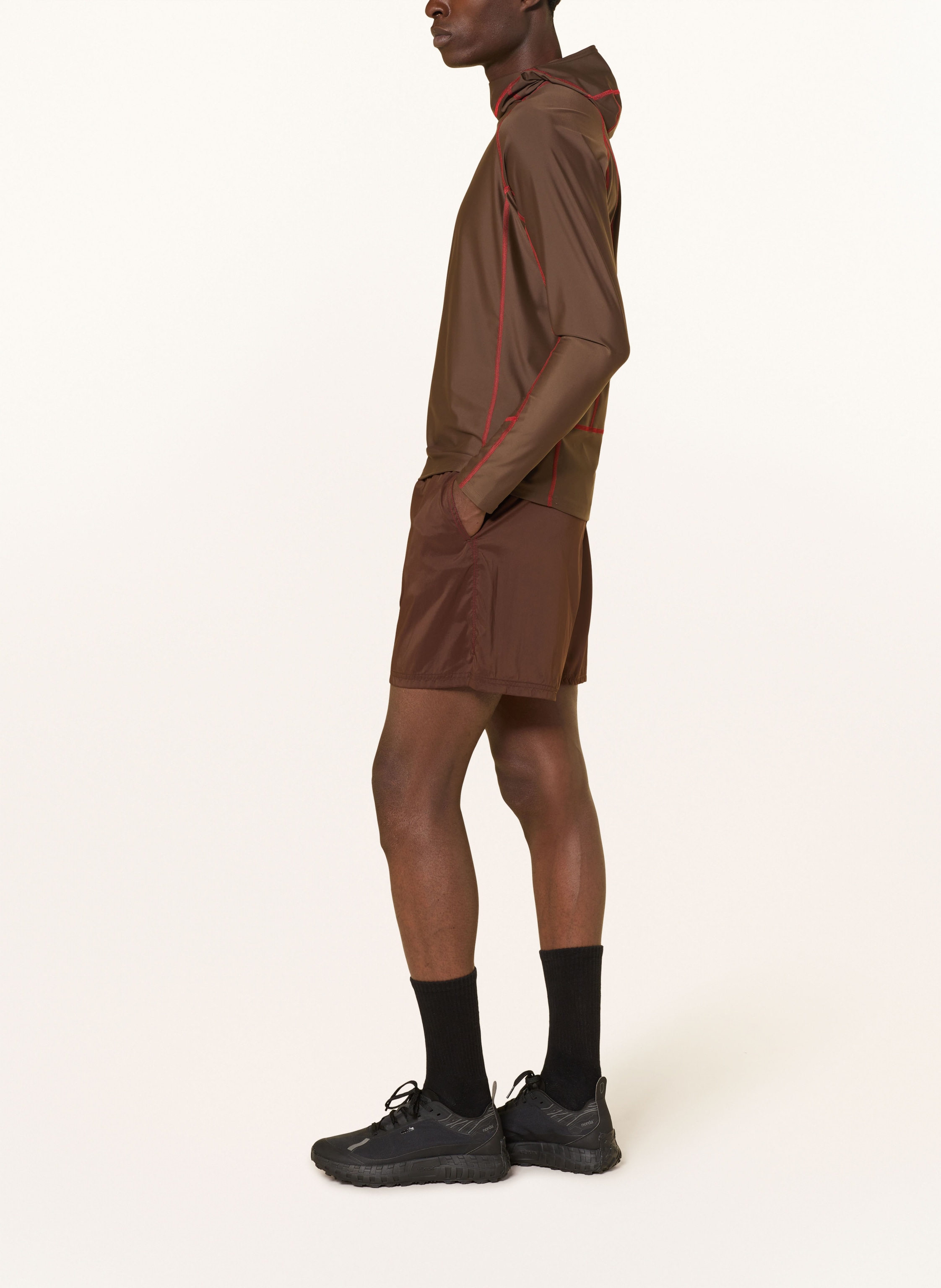 Thumbnail - 66°North Laufshorts Reykjavik braun