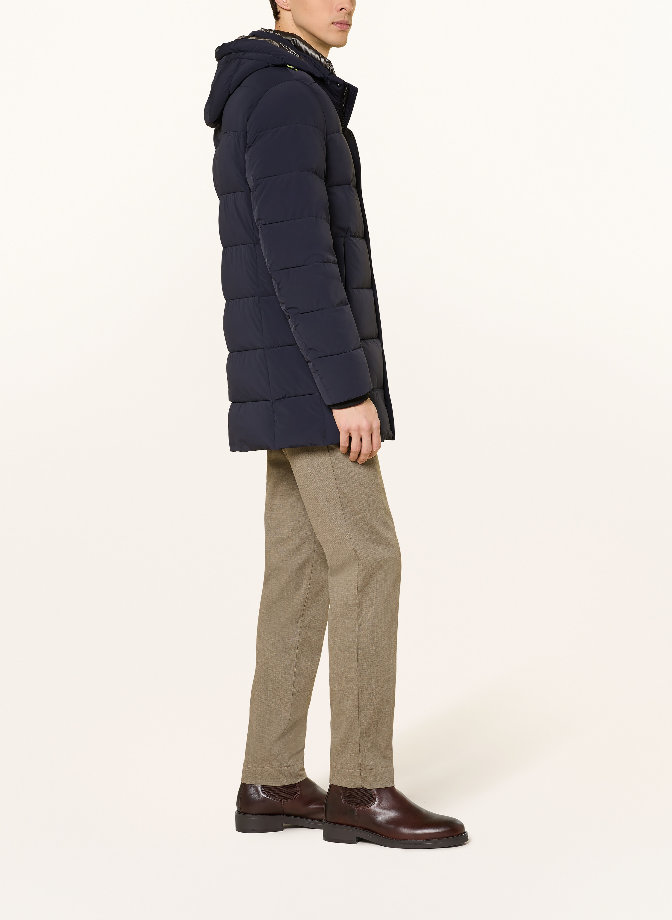 Thumbnail - Milestone Steppmantel Mstedros Mit Abnehmbarer Kapuze blau