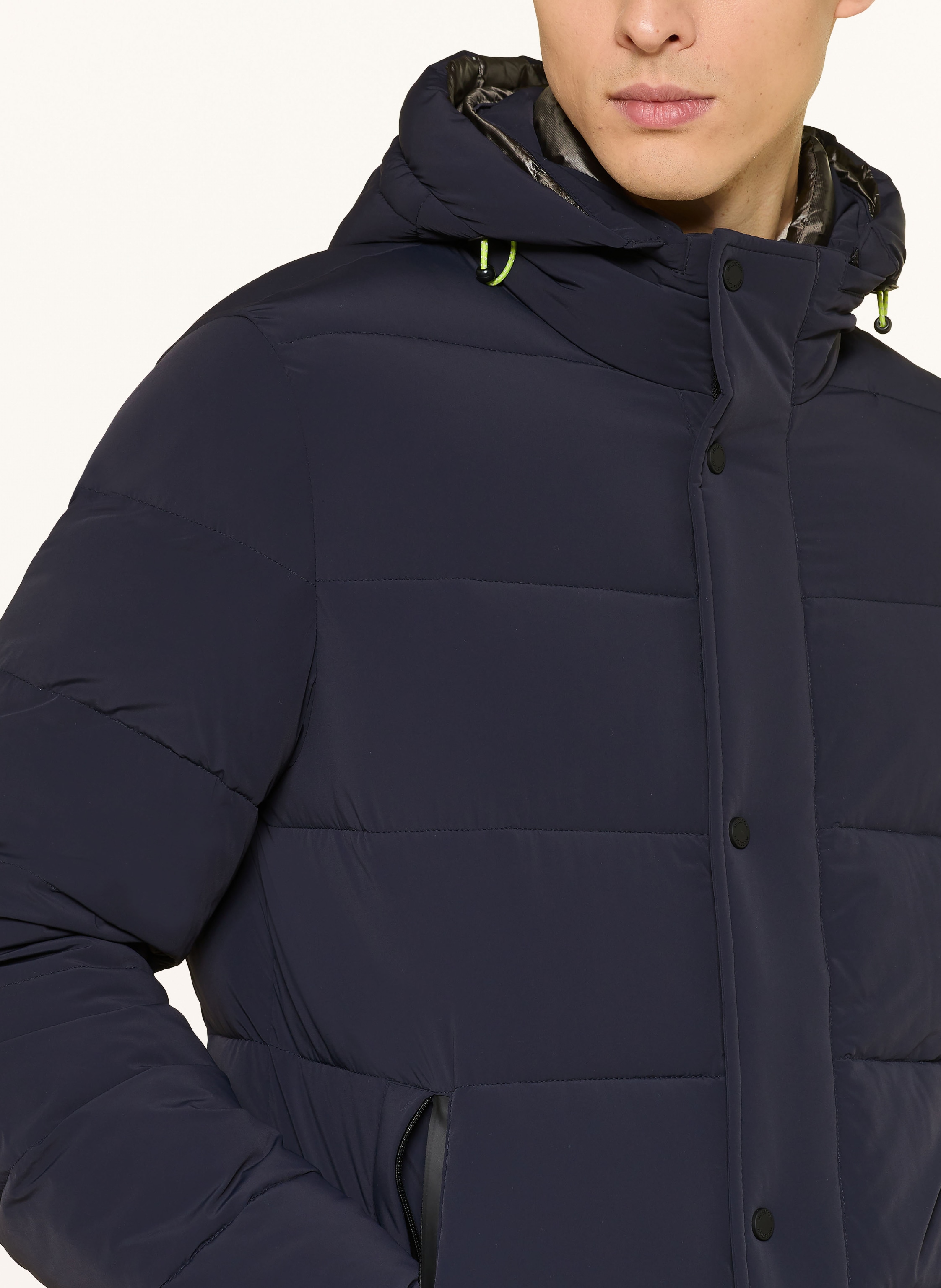 Thumbnail - Milestone Steppmantel Mstedros Mit Abnehmbarer Kapuze blau