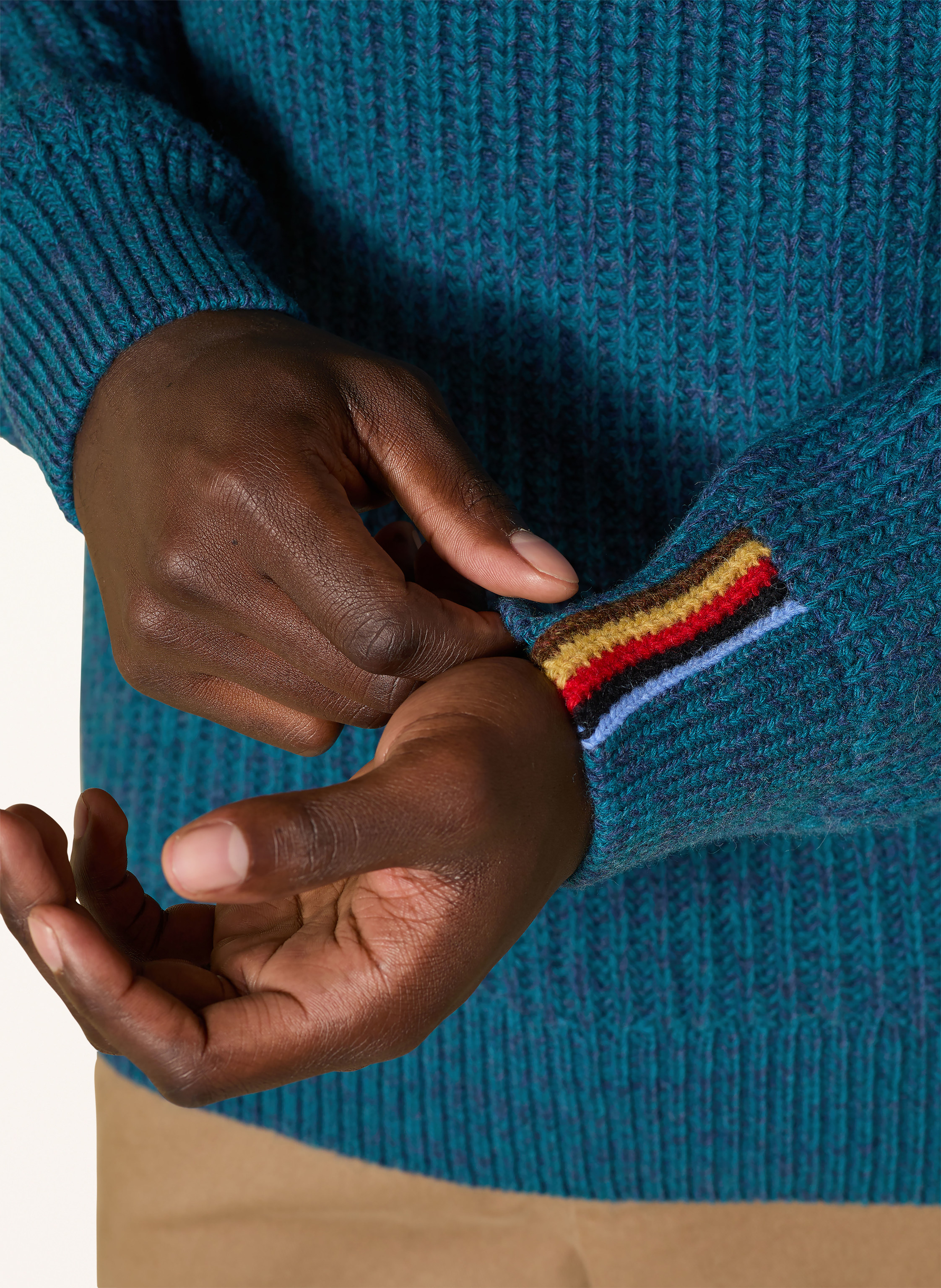 Thumbnail - Barbour Pullover blau