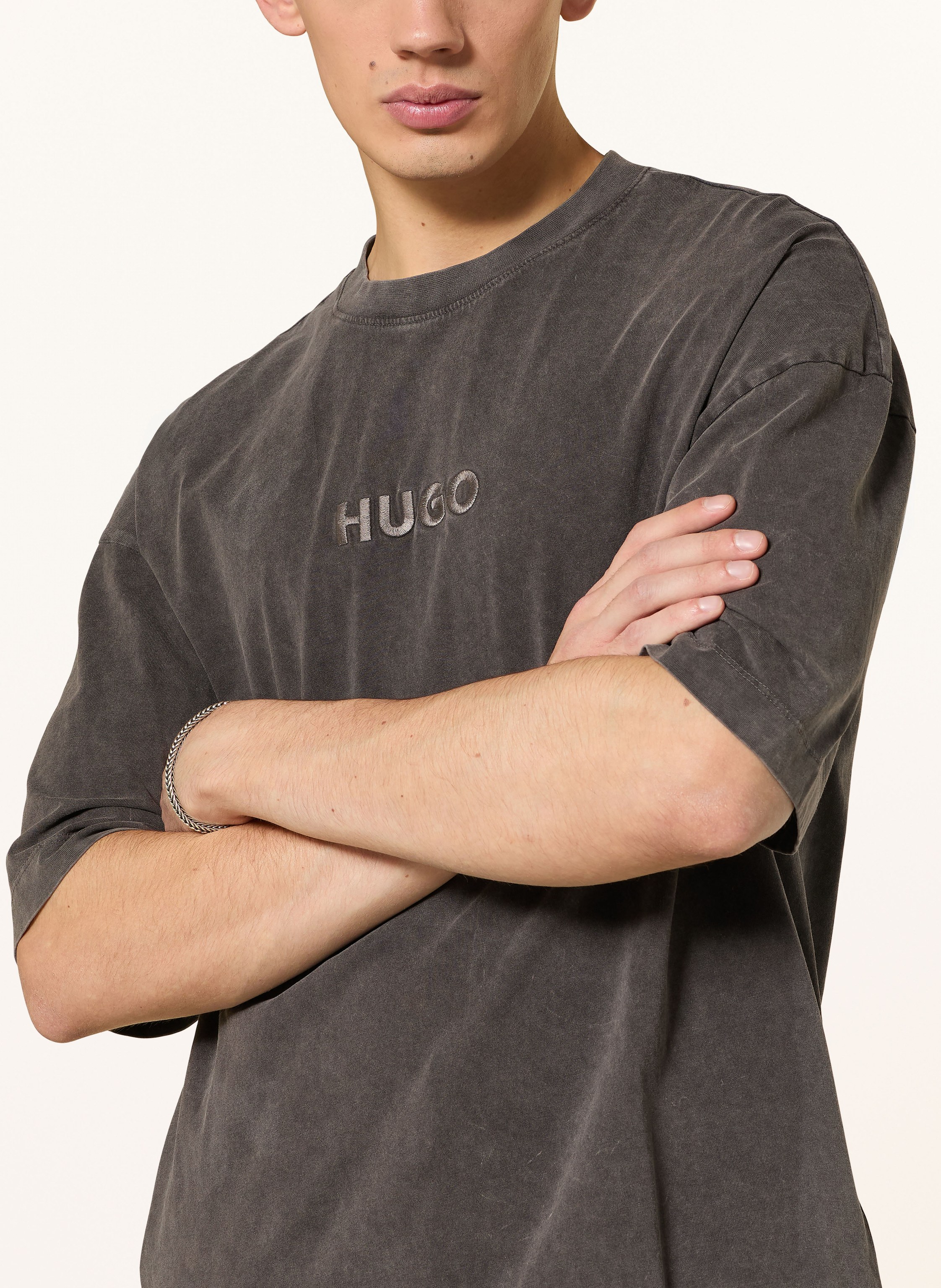 Thumbnail - Hugo T-Shirt Delw grau