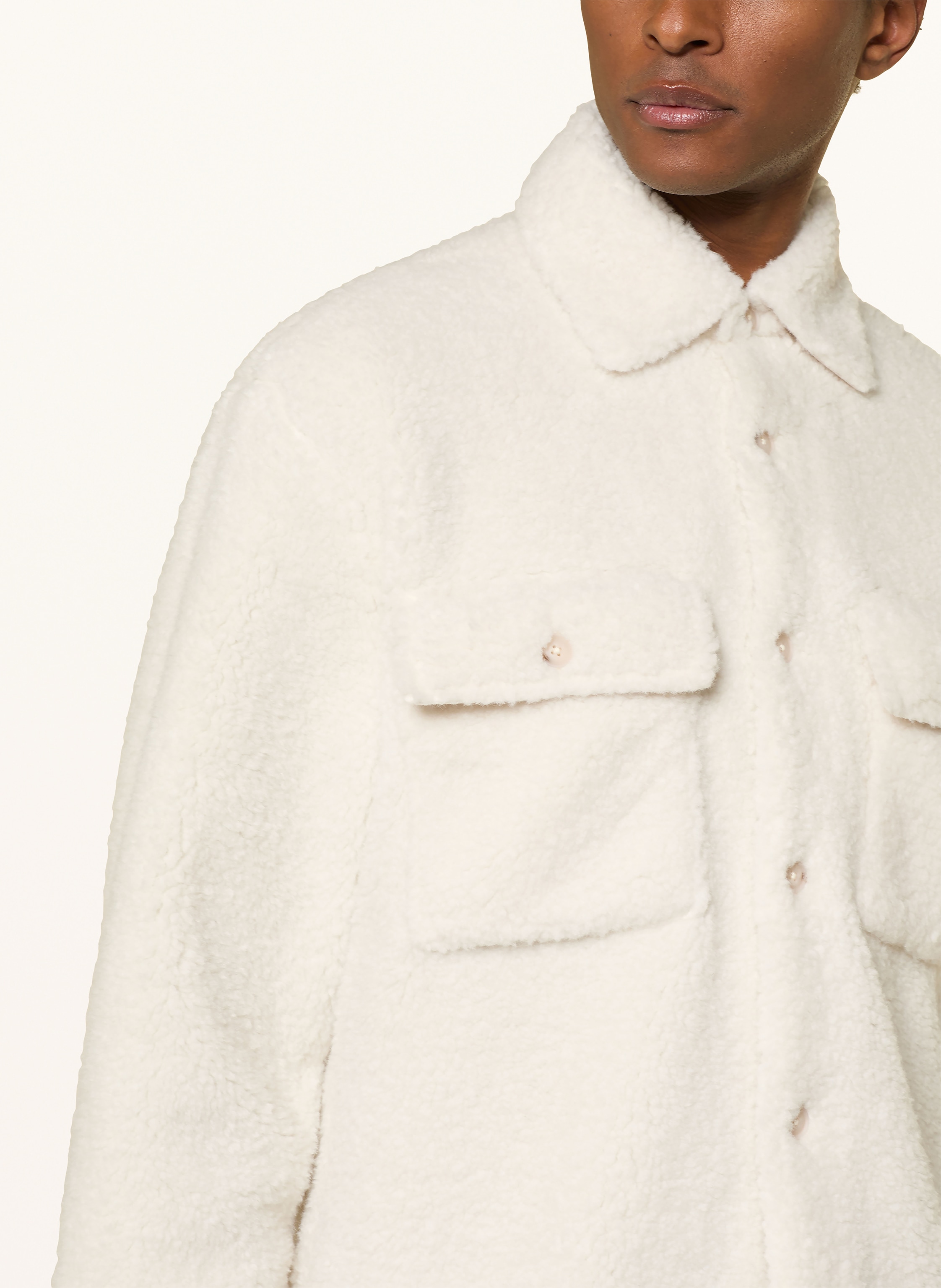 Thumbnail - Boss Teddyfell-Overjacket Owen weiss