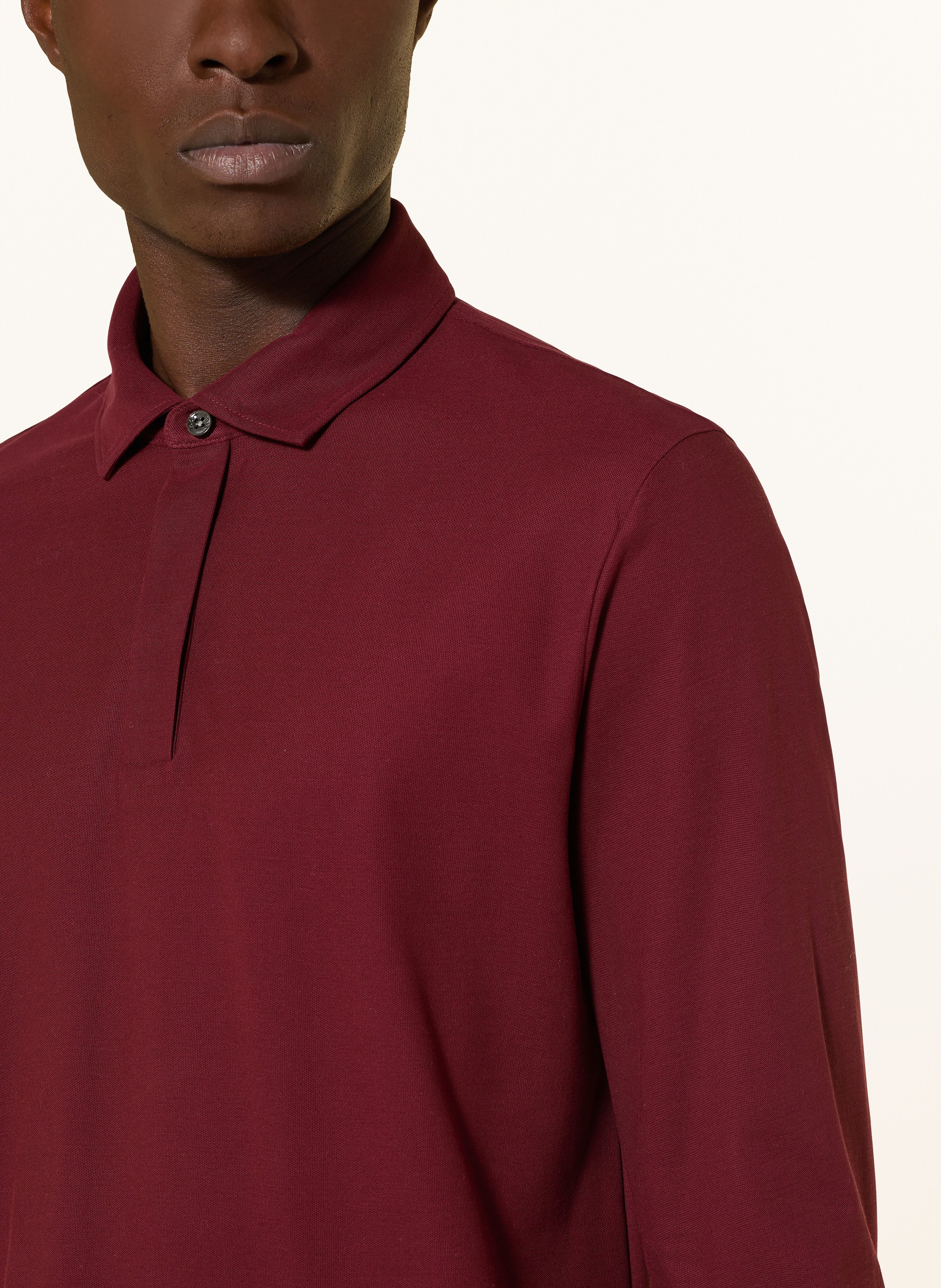 Thumbnail - Boss Jersey-Poloshirt Person rot