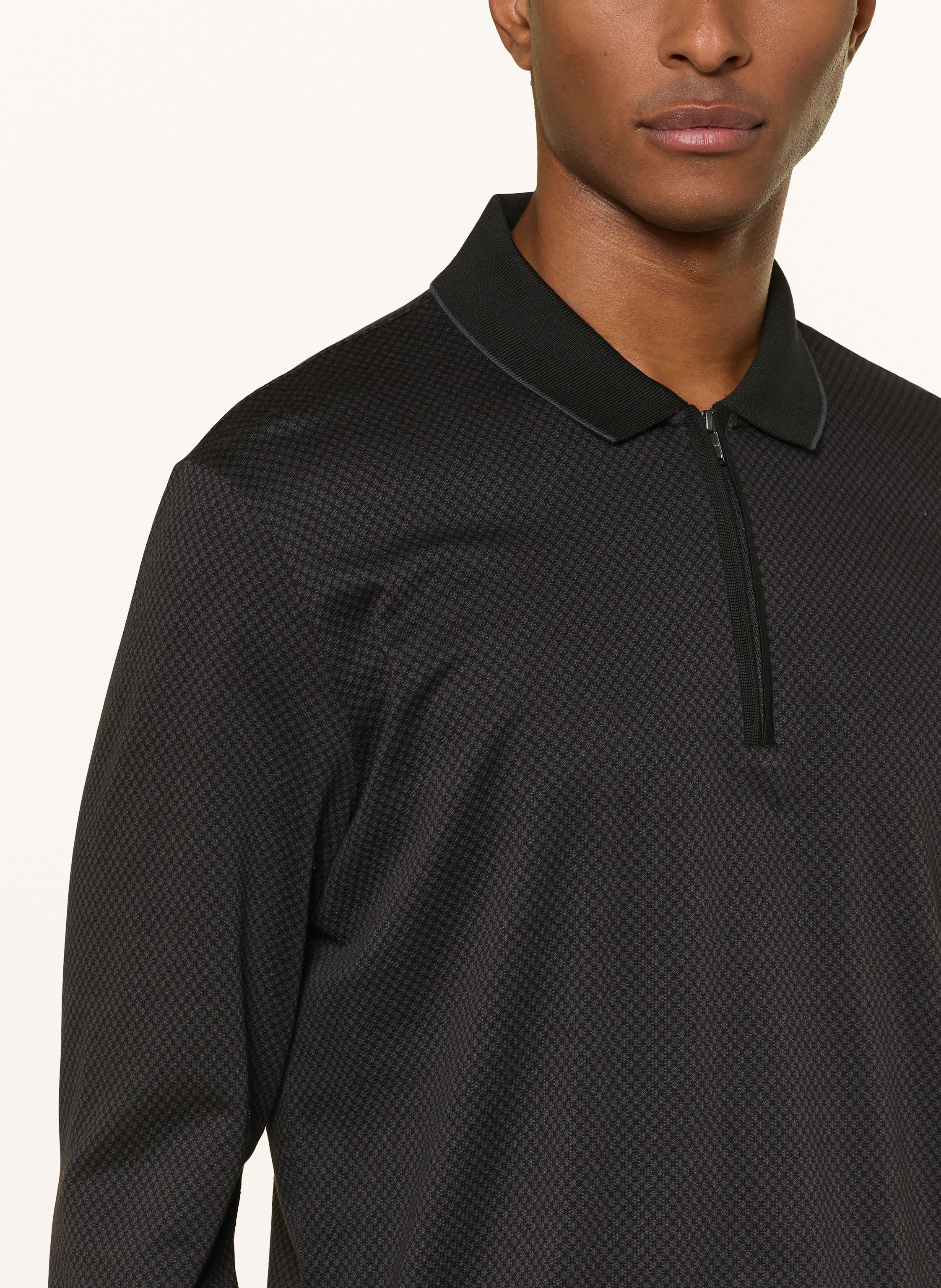 Thumbnail - Boss Jersey-Poloshirt Peduzzi schwarz