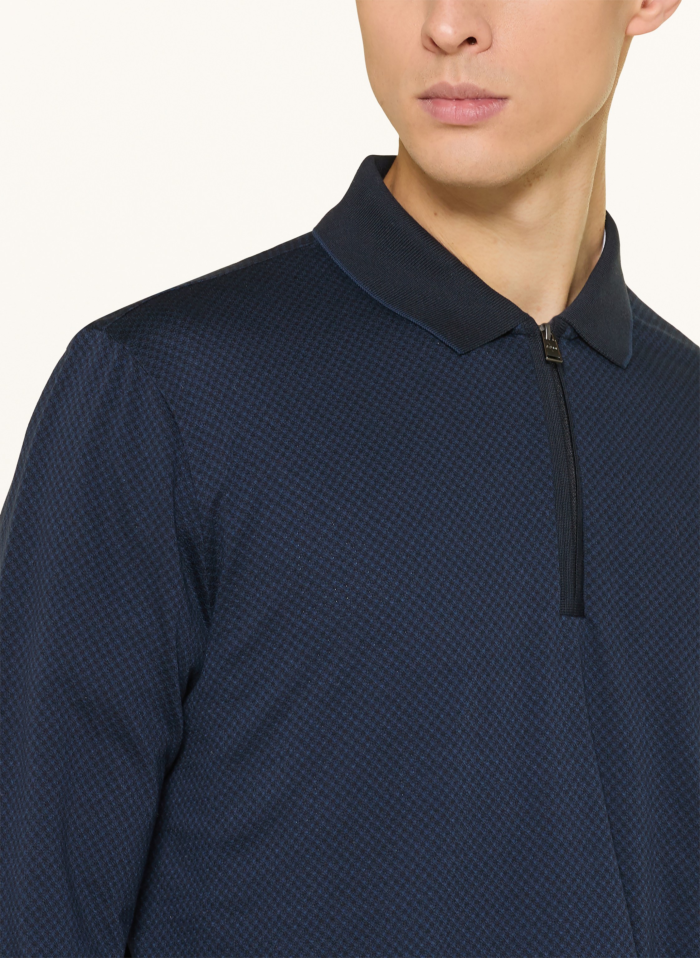 Thumbnail - Boss Jersey-Poloshirt Peduzzi blau