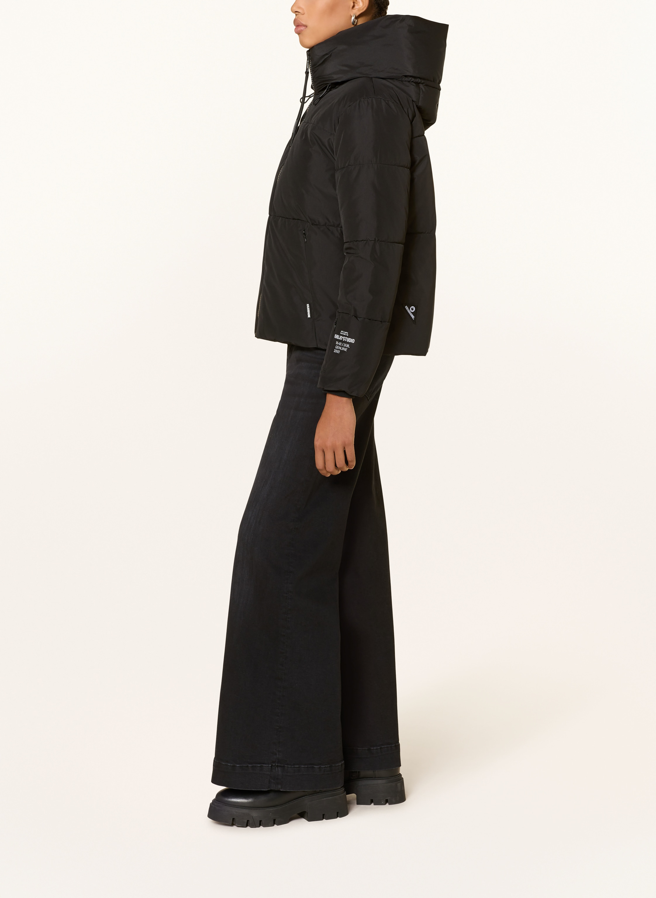 Thumbnail - Khujo Steppjacke Audrey Matt schwarz