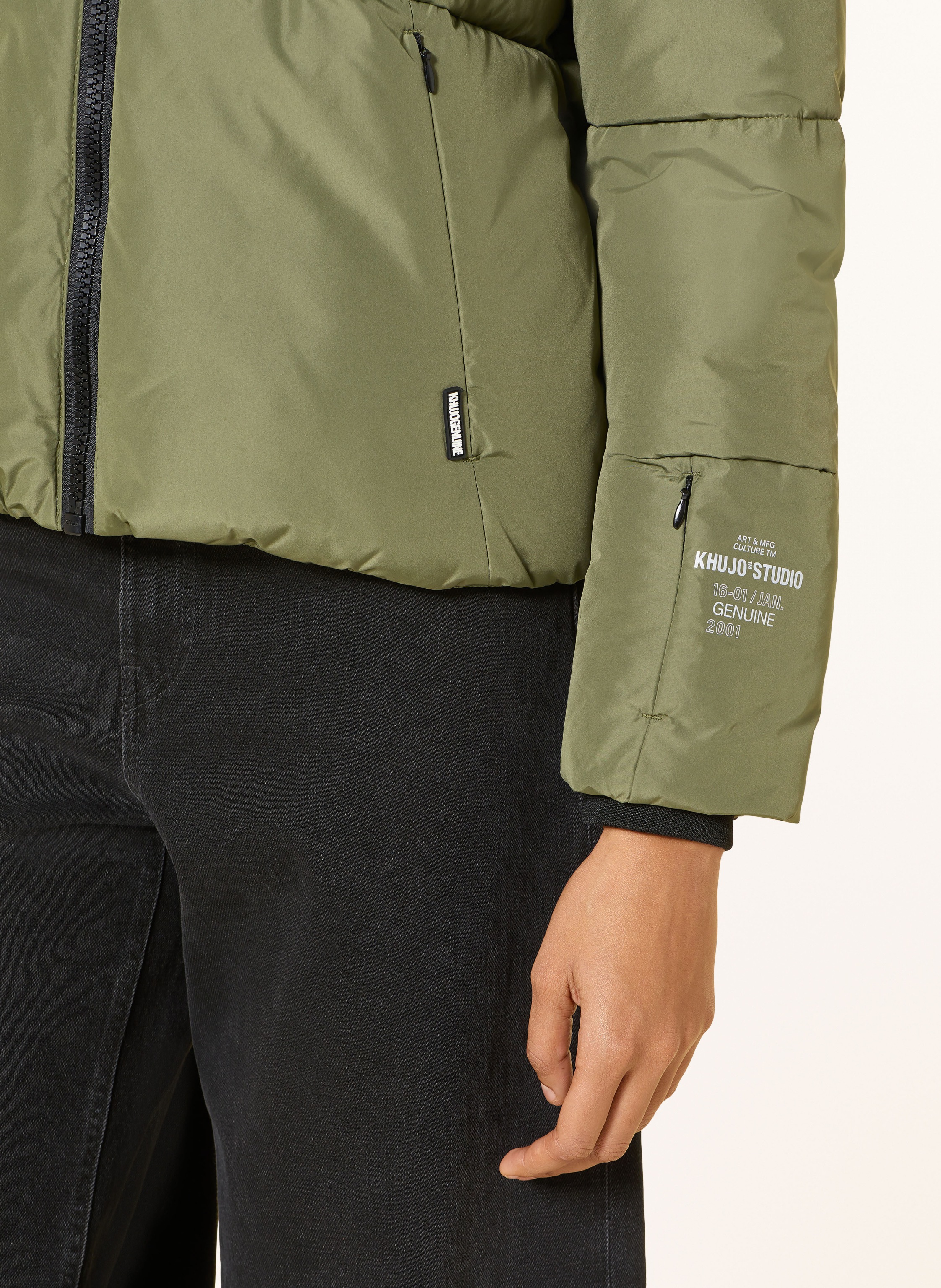 Thumbnail - Khujo Steppjacke Audrey Matt gruen