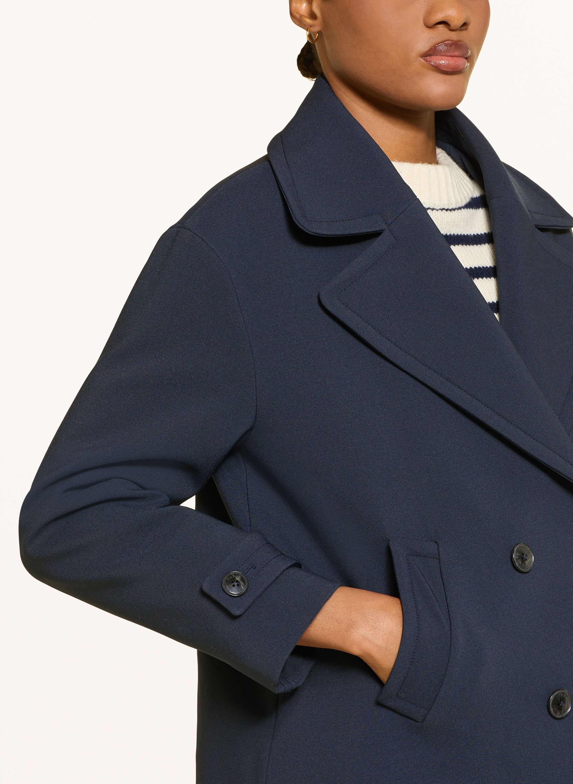 Thumbnail - Herno Cabanjacke Mit Herausnehmbarer Blende blau