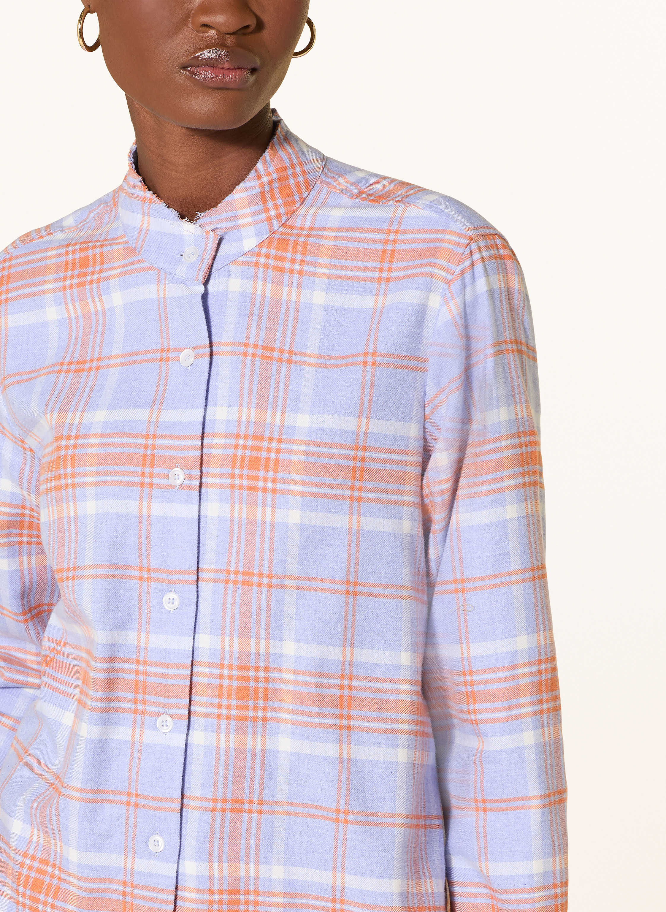 Thumbnail - Rossana Diva Flanellbluse lila