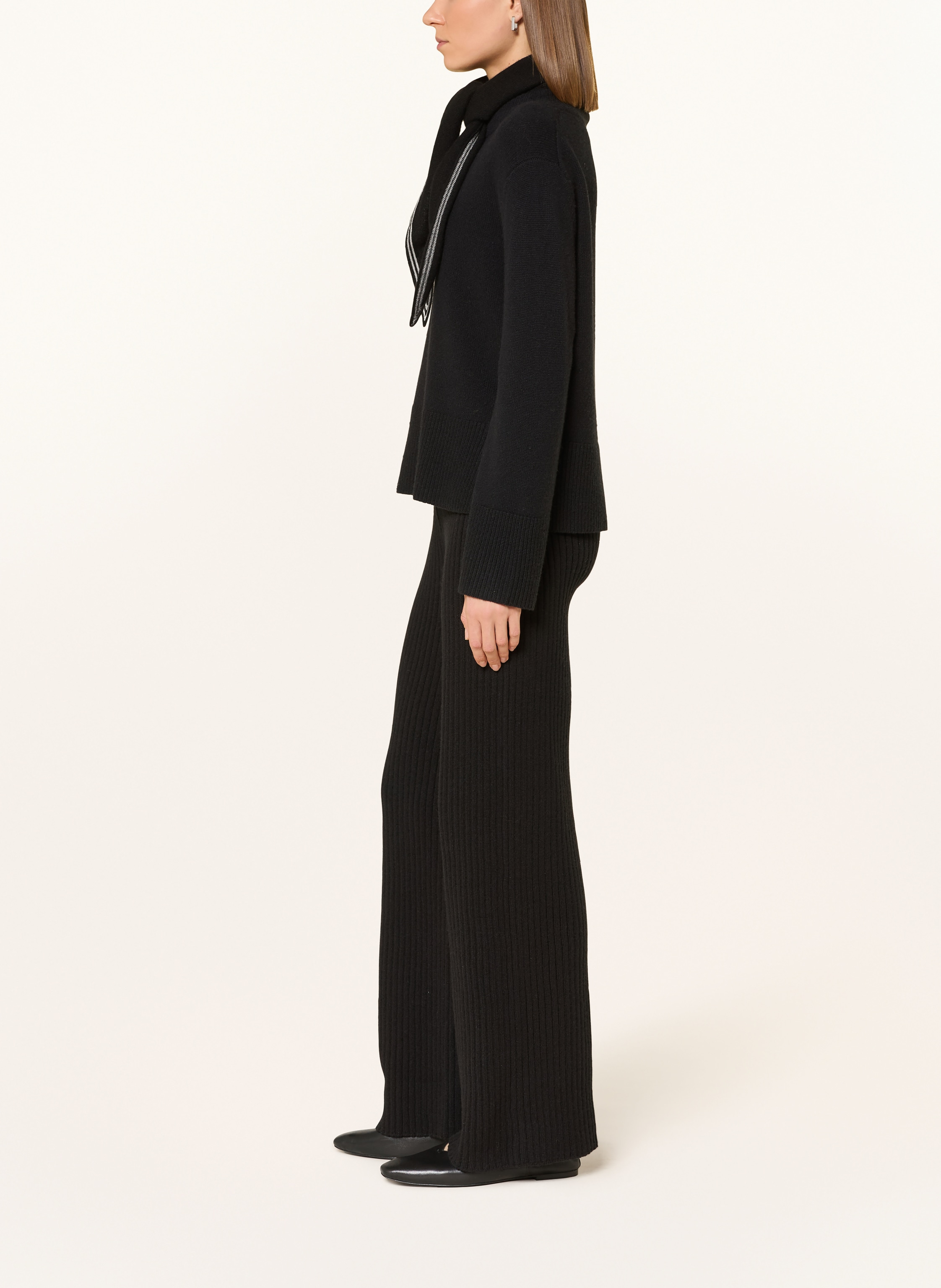 Thumbnail - Maerz Muenchen Strickhose schwarz