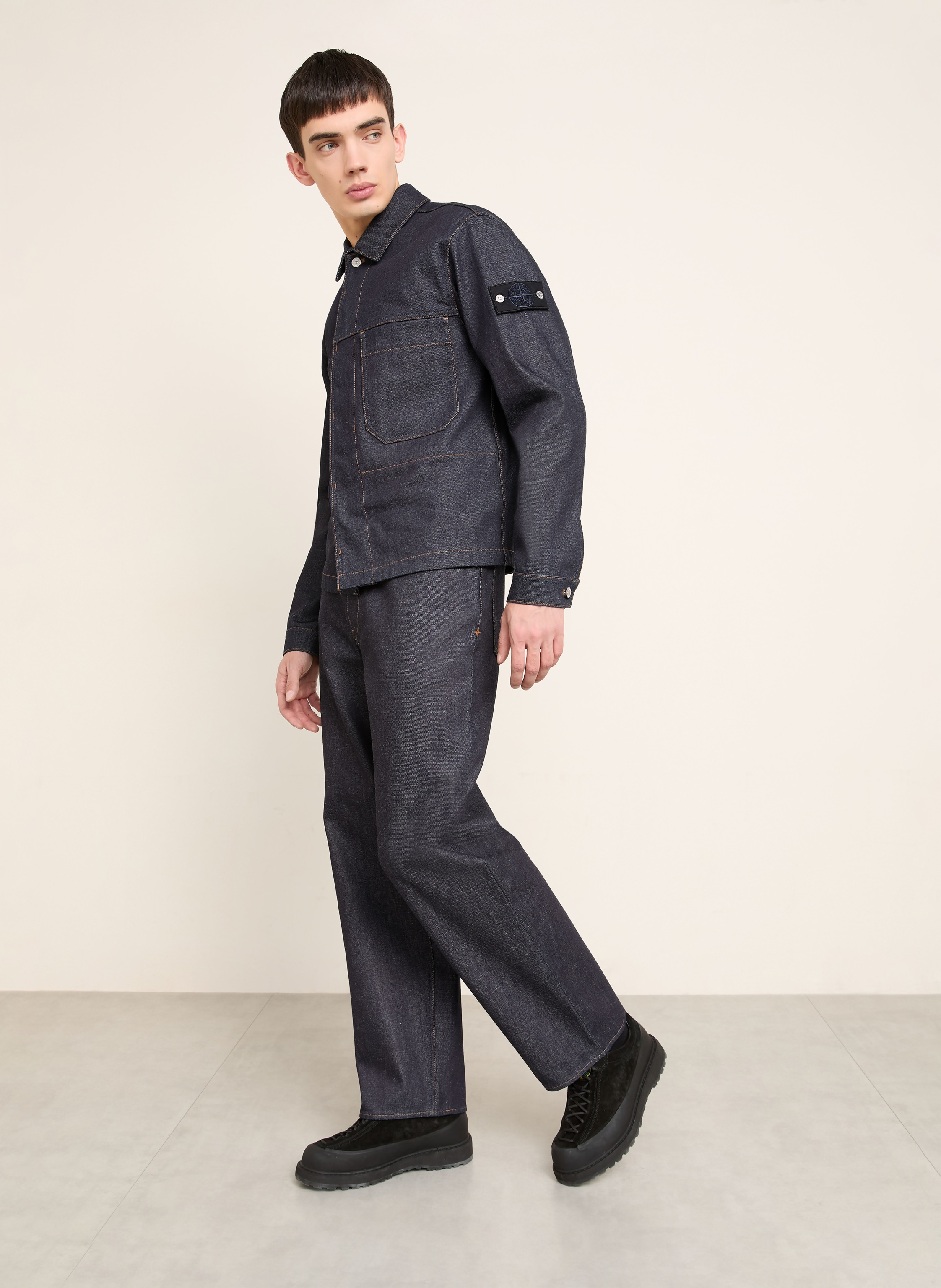 Thumbnail - Stone Island Jeans Denim Project Loose Fit blau