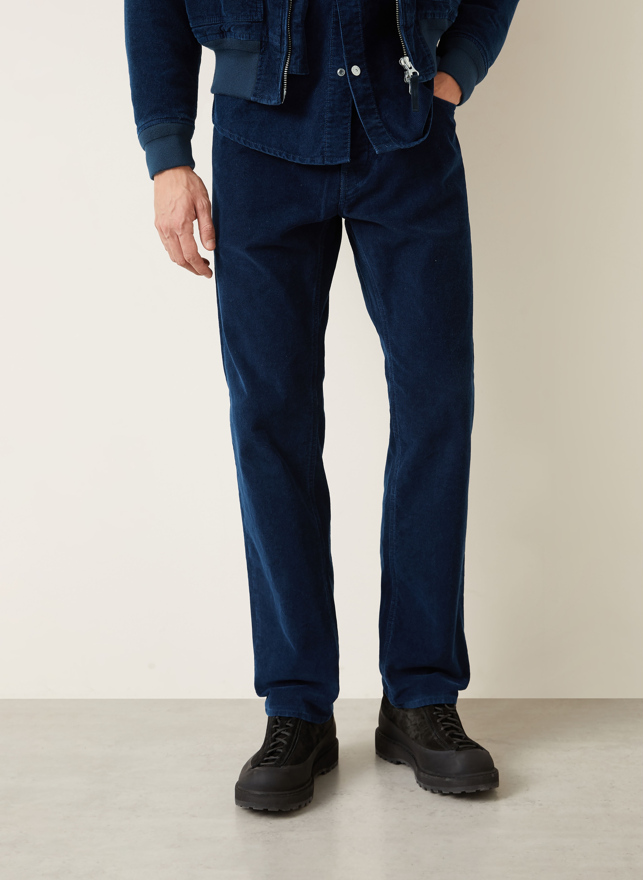 Thumbnail - Stone Island Cordhose Denim Project Straight Fit blau