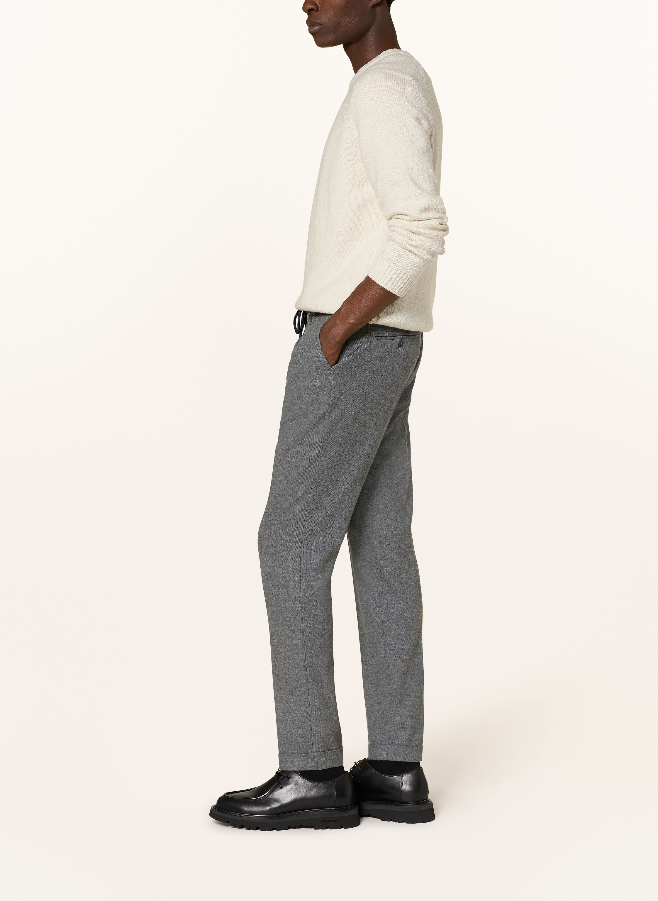 Thumbnail - Alberto Chino Barista Tapered Fit grau