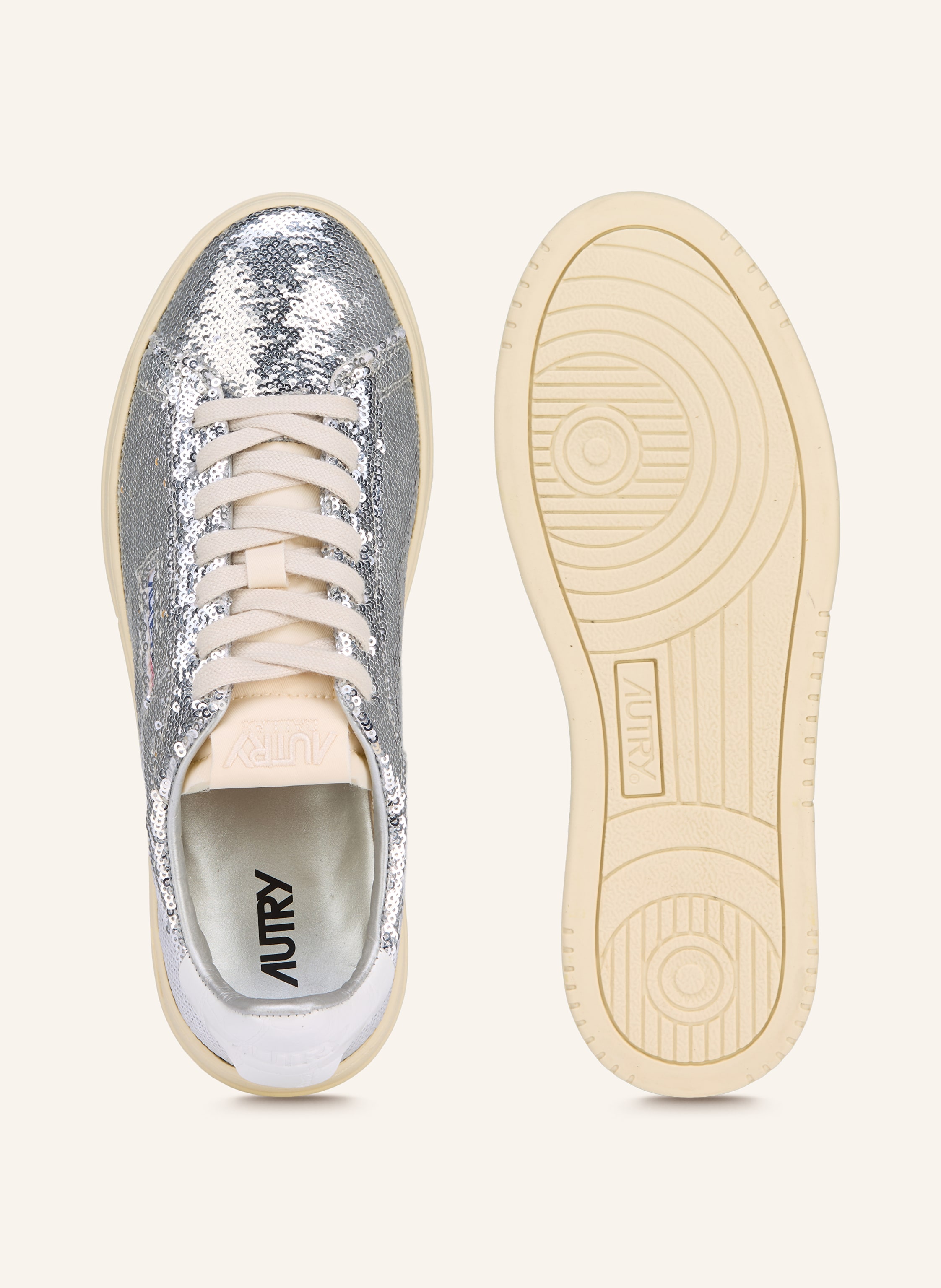 Thumbnail - Autry Sneaker Dallas Mit Pailletten silber