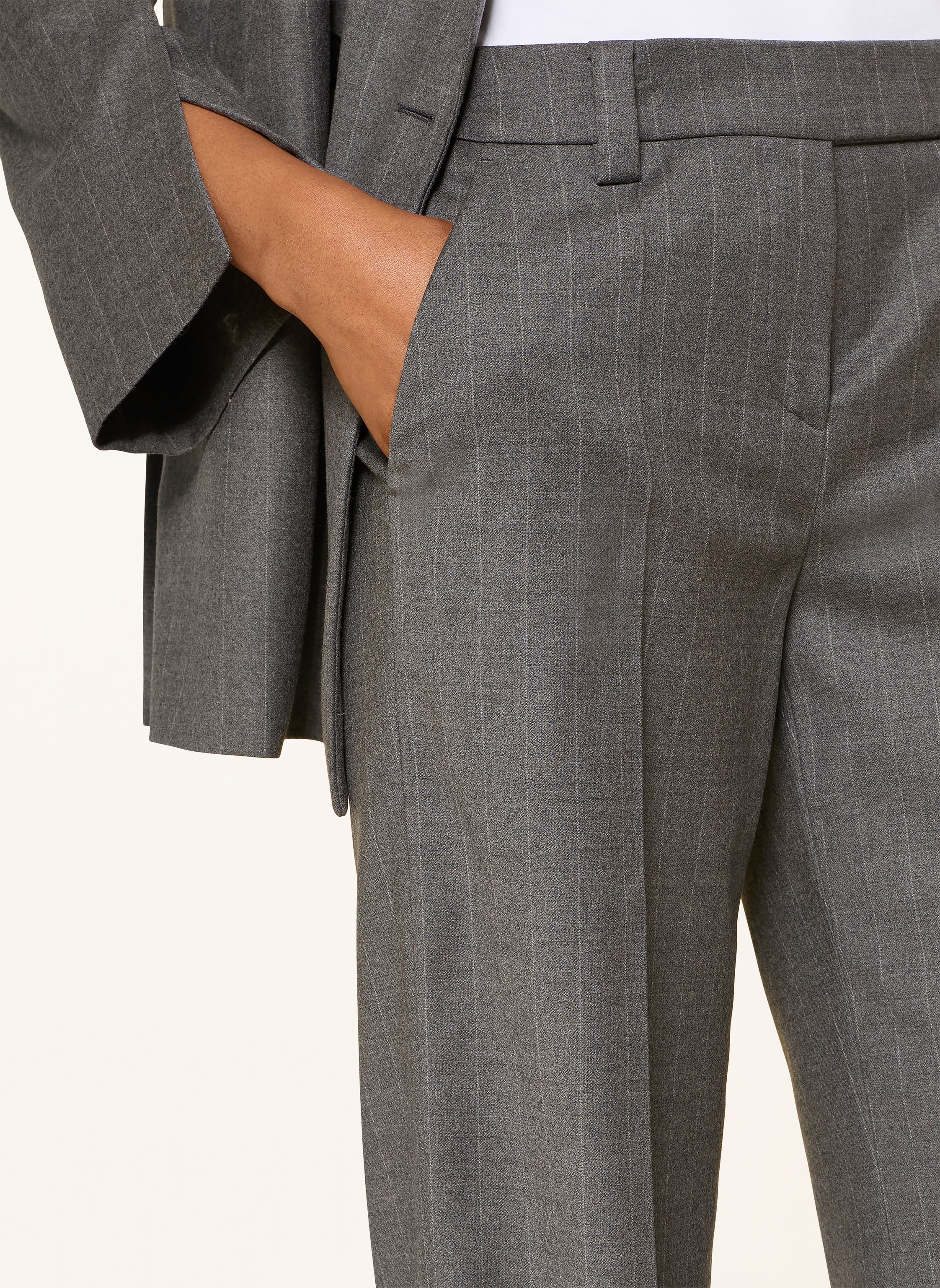 Thumbnail - Windsor. Marlenehose grau