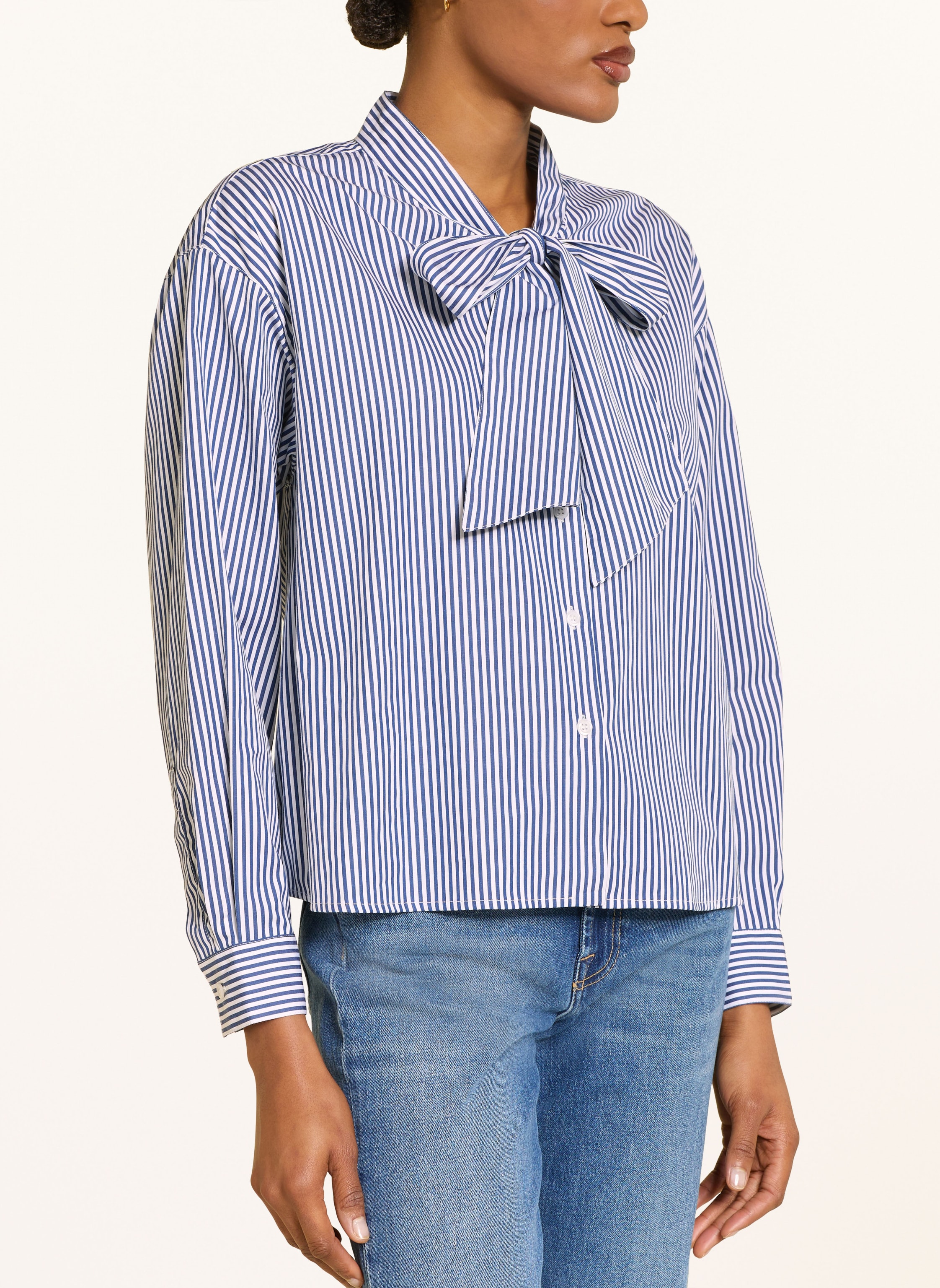 Thumbnail - Lilienfels Schluppenbluse blau